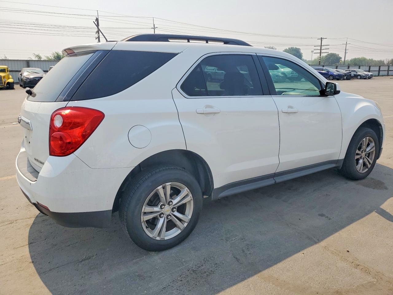 2015 Chevrolet Equinox Lt White vin: 2GNFLGEK0F6222369