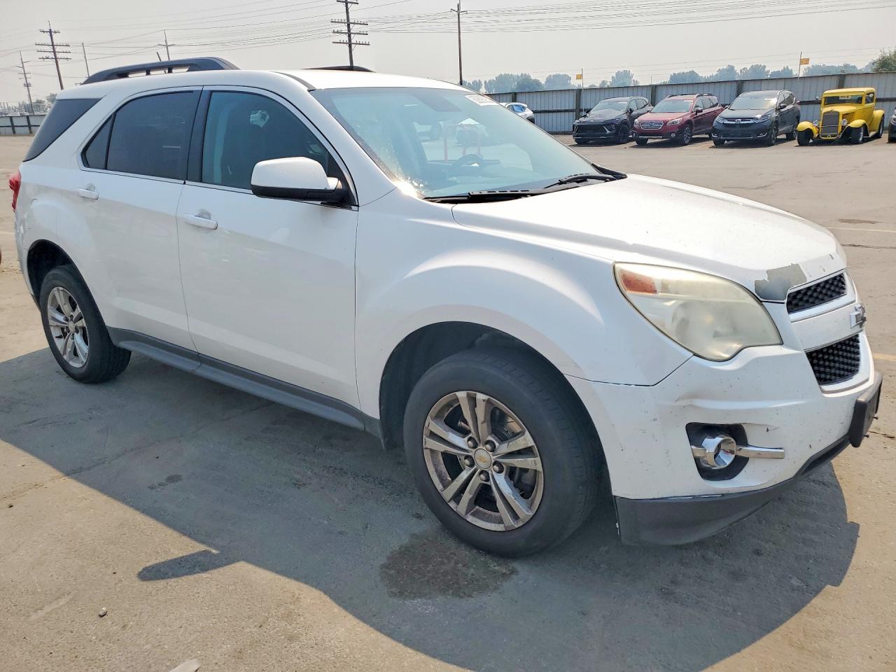 2015 Chevrolet Equinox Lt White vin: 2GNFLGEK0F6222369