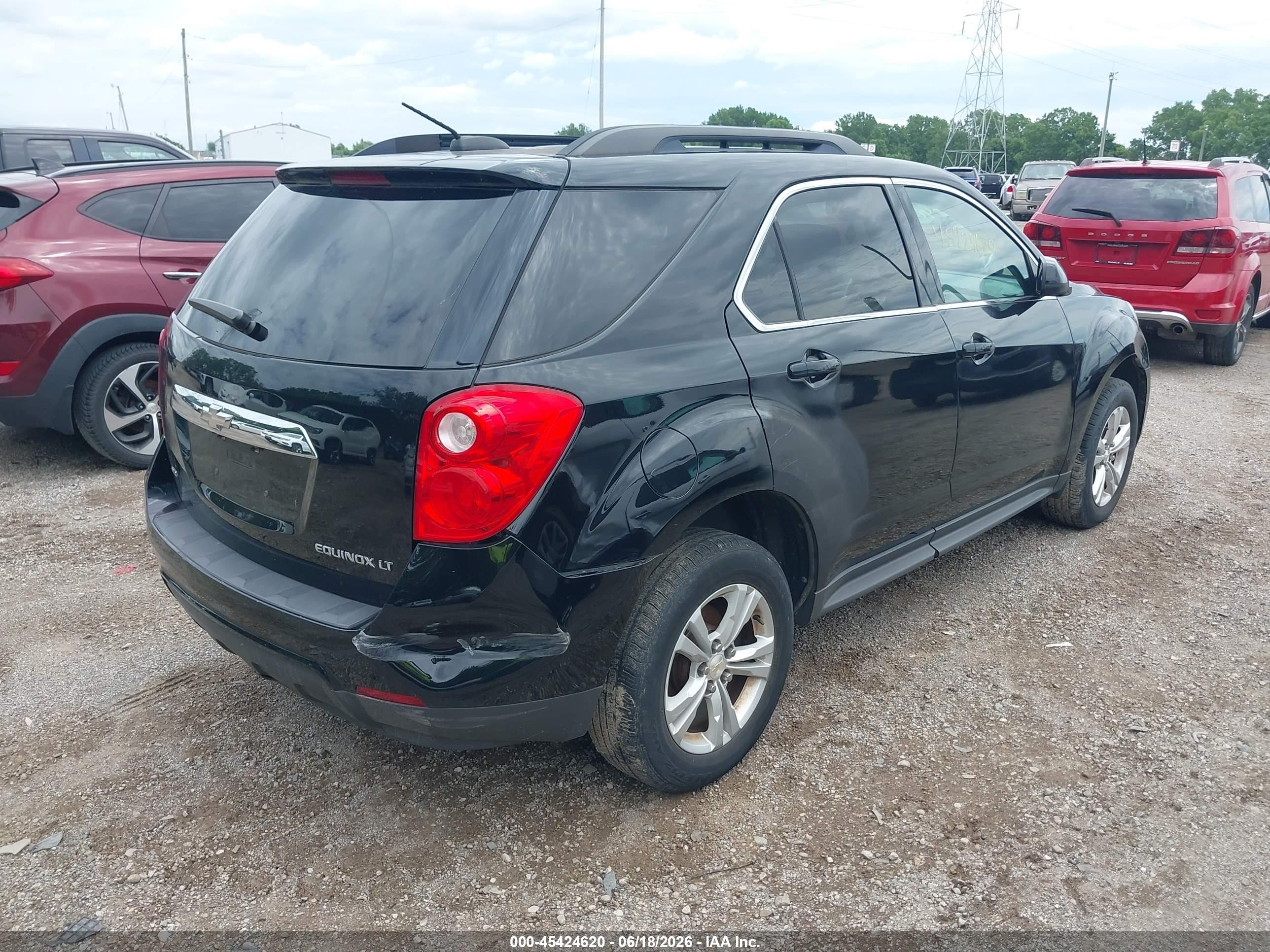 2015 Chevrolet Equinox Lt Черный vin: 2GNFLGEK0F6358517