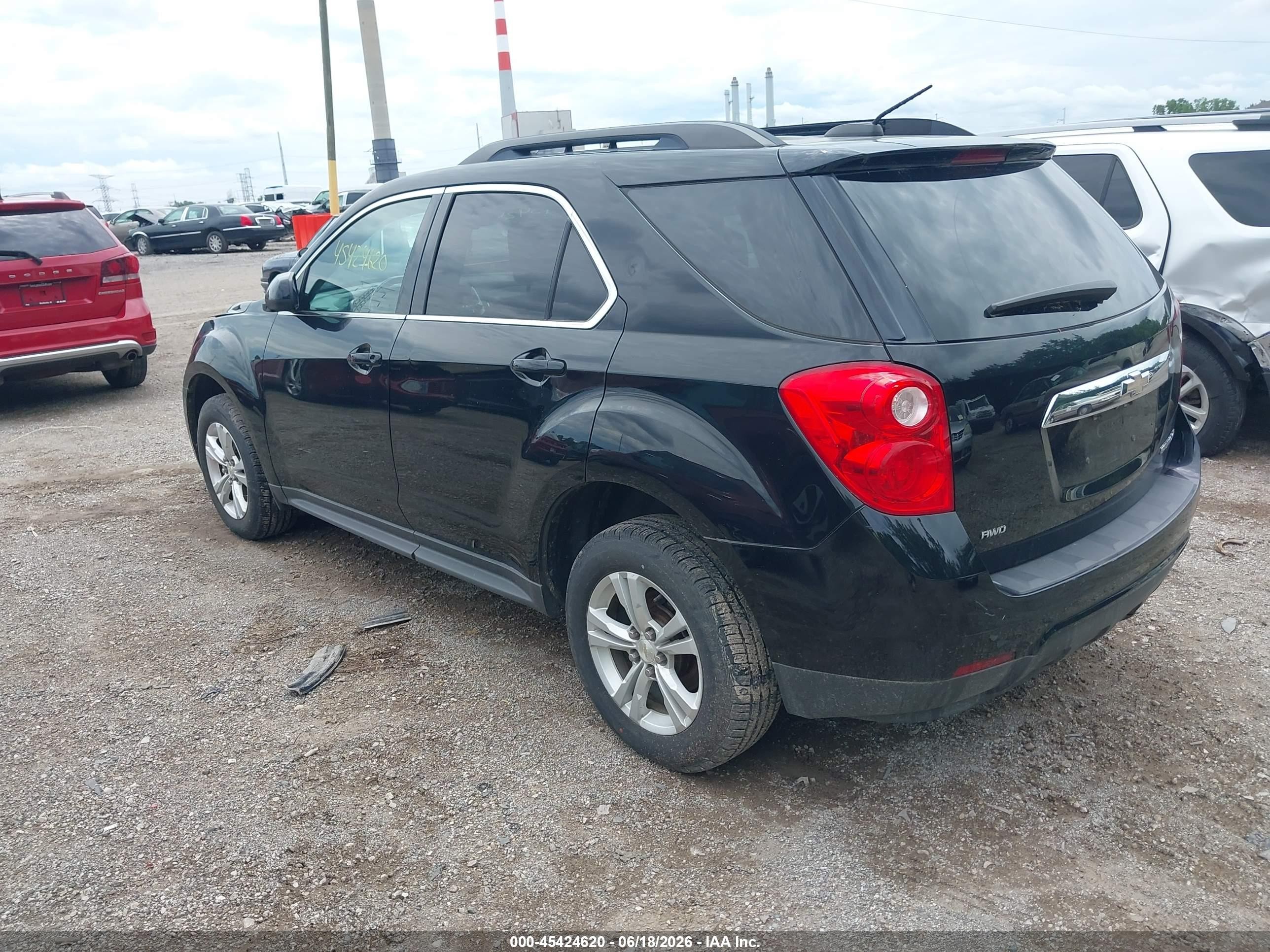 2015 Chevrolet Equinox Lt Черный vin: 2GNFLGEK0F6358517
