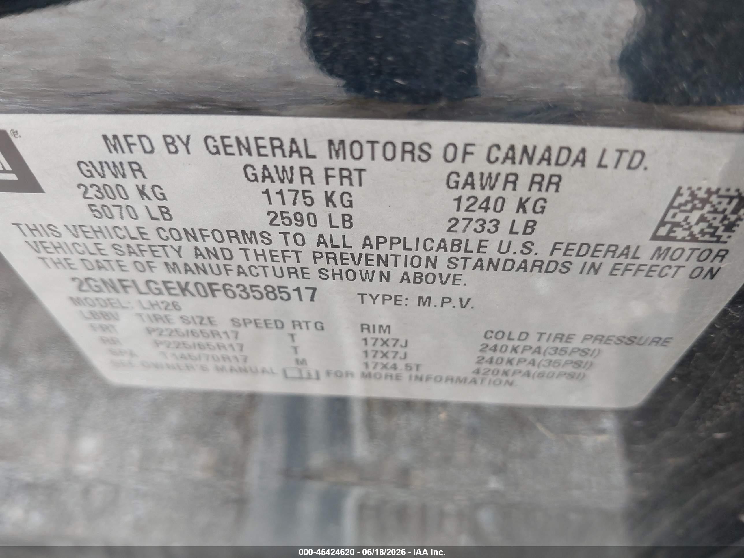 2015 Chevrolet Equinox Lt Черный vin: 2GNFLGEK0F6358517