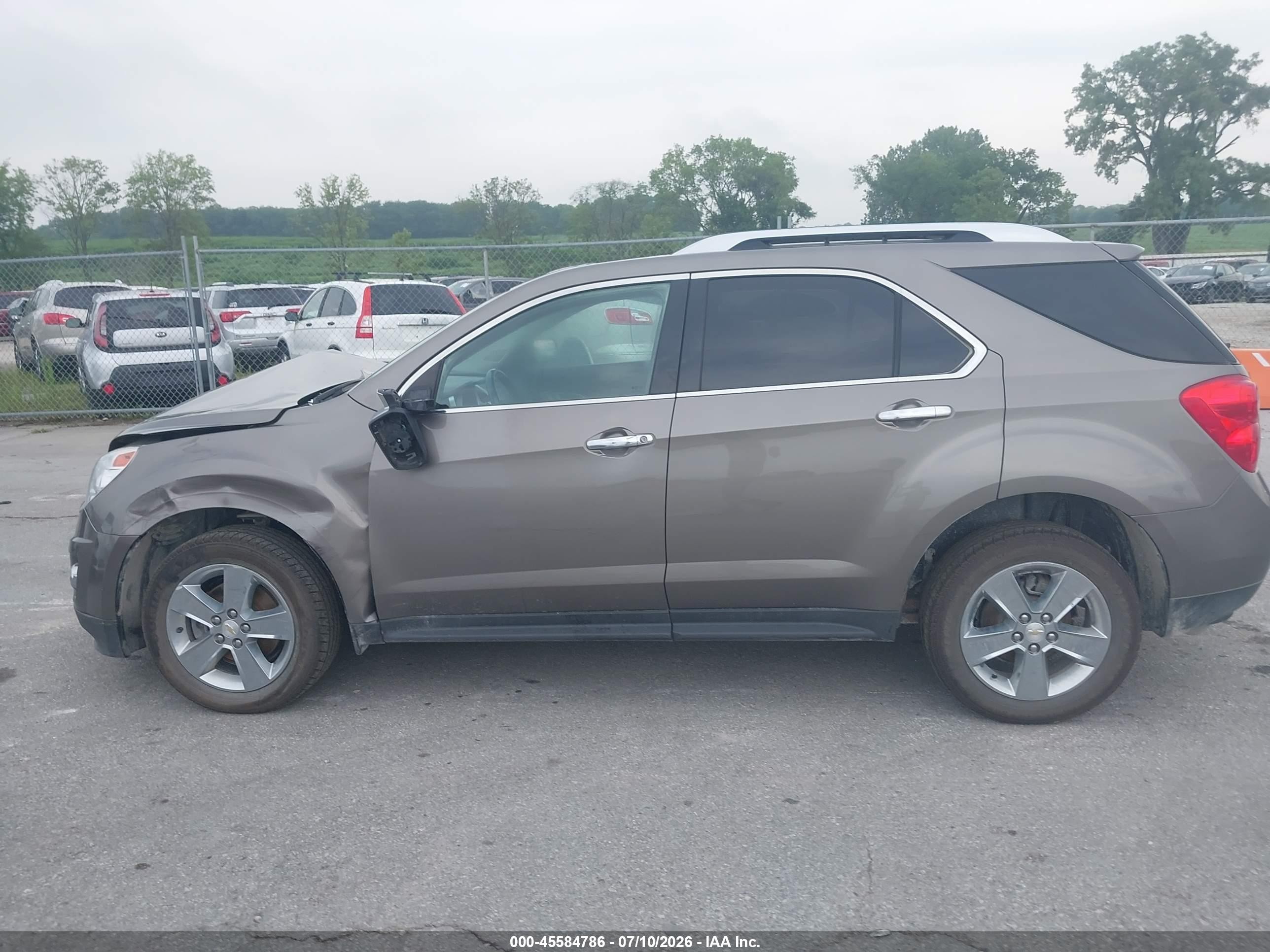 2012 Chevrolet Equinox Ltz Gray vin: 2GNFLGEK1C6141201