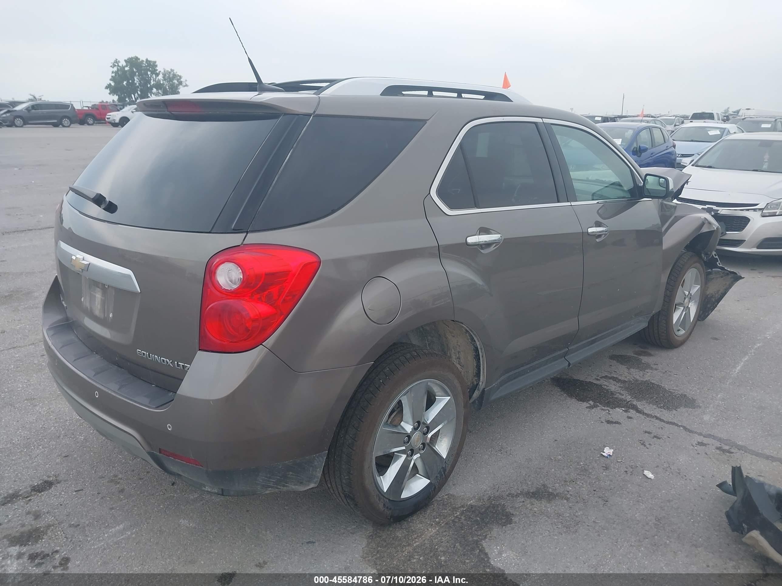 2012 Chevrolet Equinox Ltz Gray vin: 2GNFLGEK1C6141201
