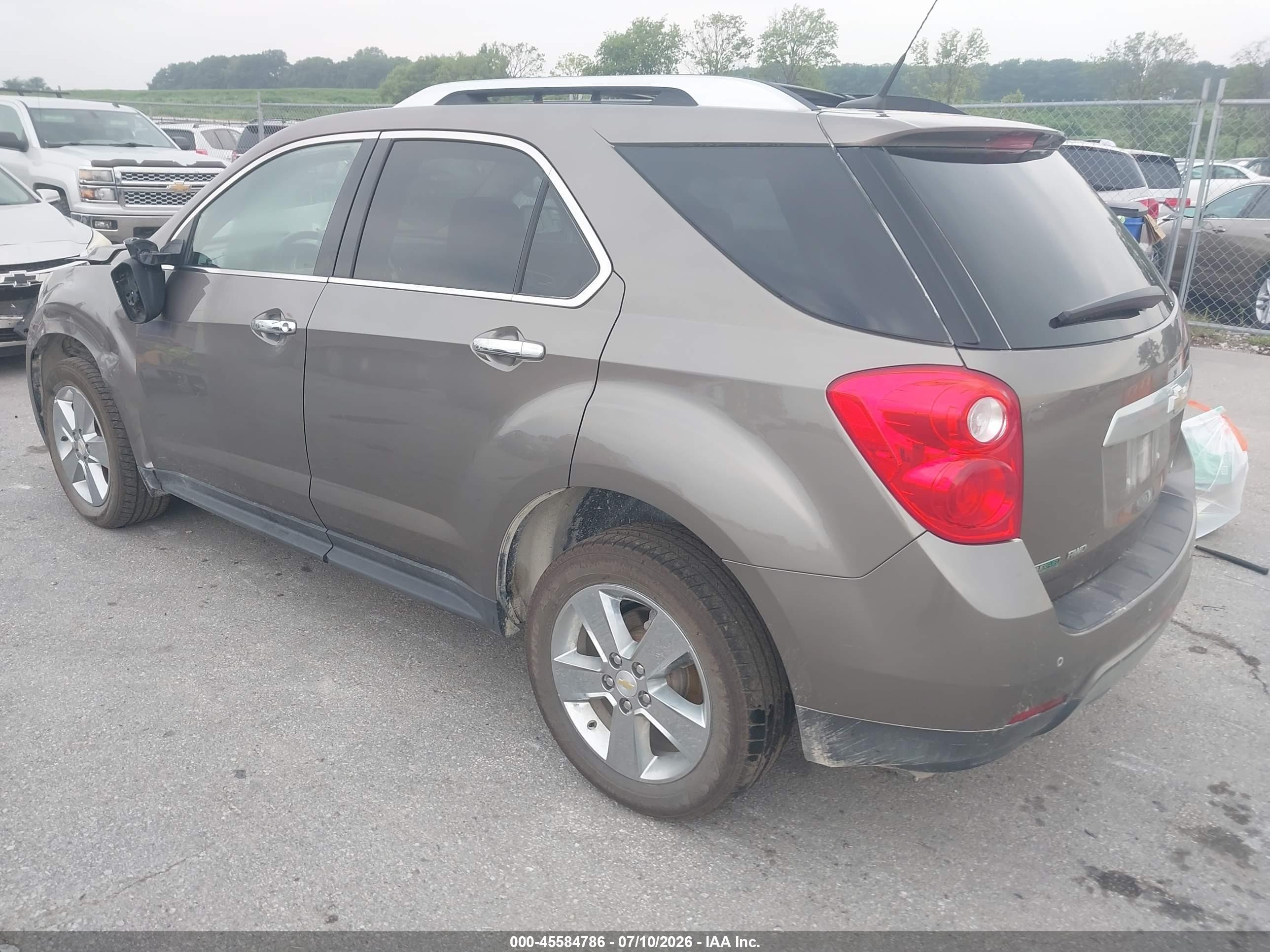 2012 Chevrolet Equinox Ltz Gray vin: 2GNFLGEK1C6141201