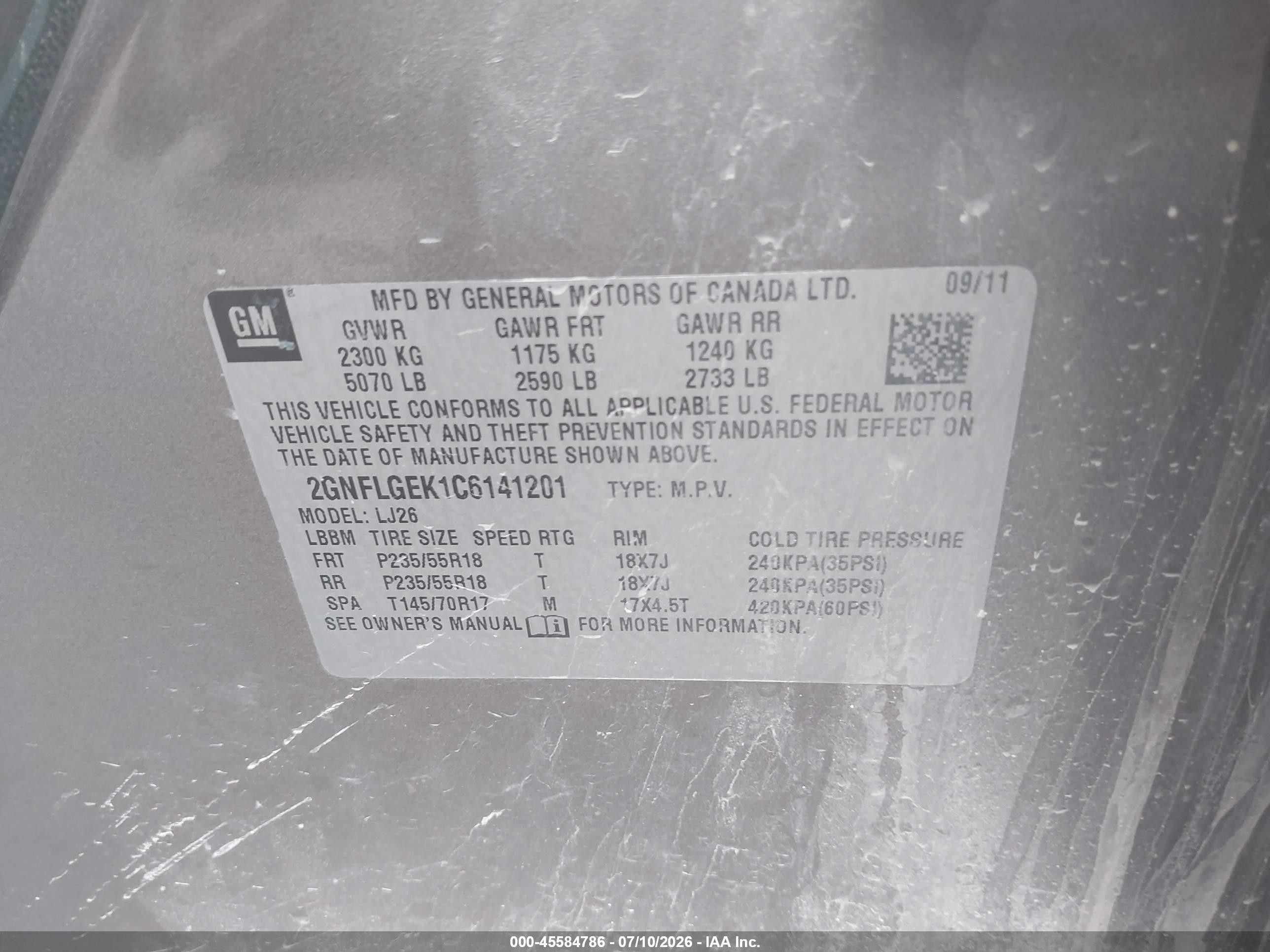 2012 Chevrolet Equinox Ltz Gray vin: 2GNFLGEK1C6141201