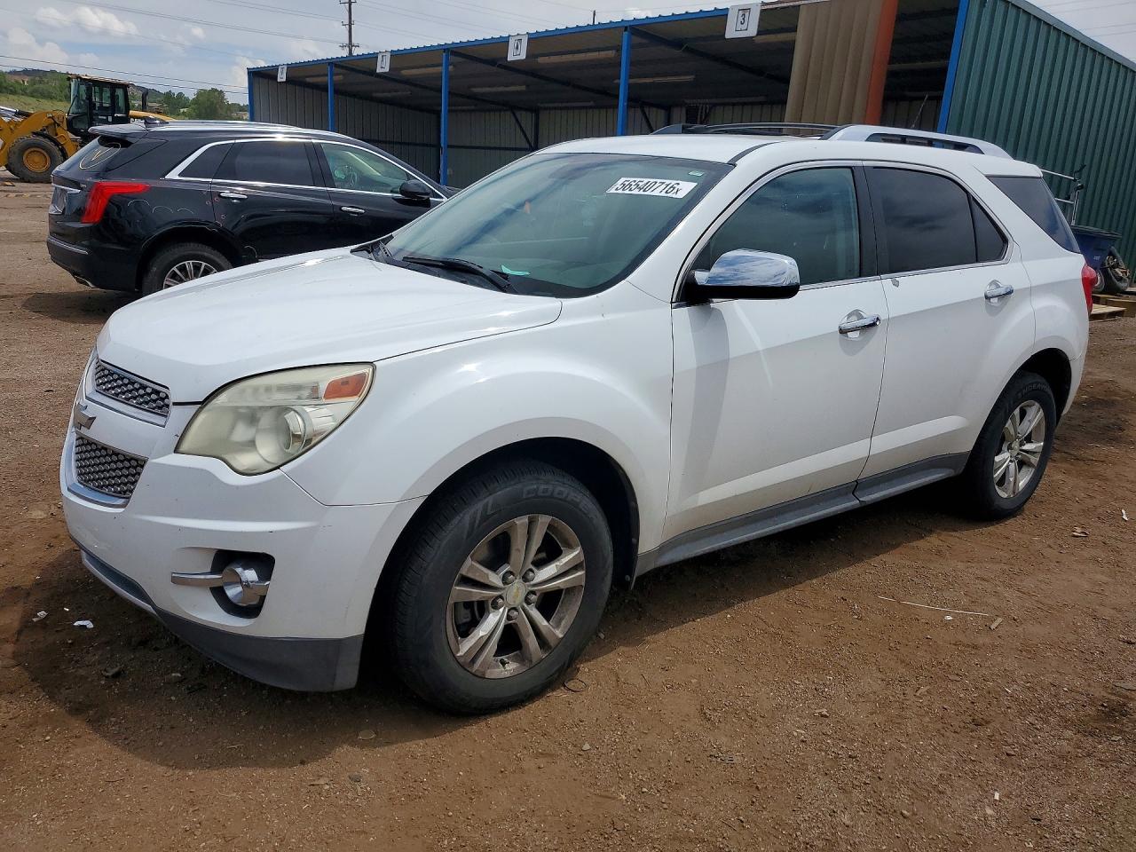 2012 Chevrolet Equinox Ltz White vin: 2GNFLGEK1C6259605