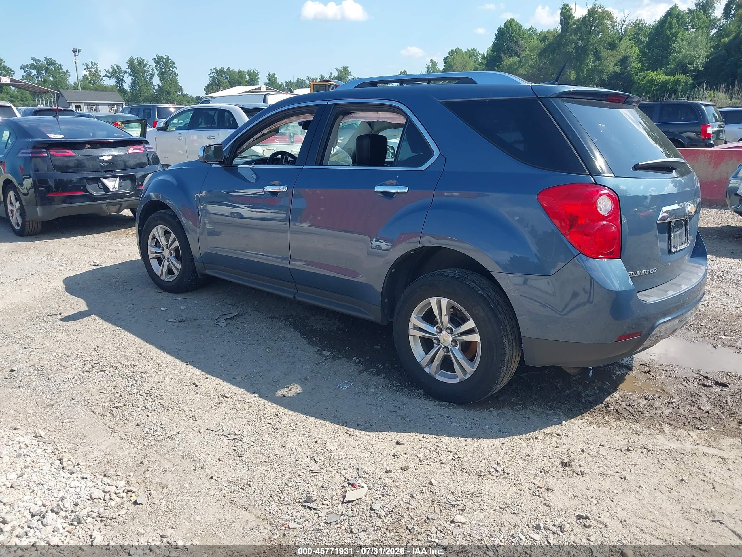 2012 Chevrolet Equinox Ltz Gray vin: 2GNFLGEK2C6251755
