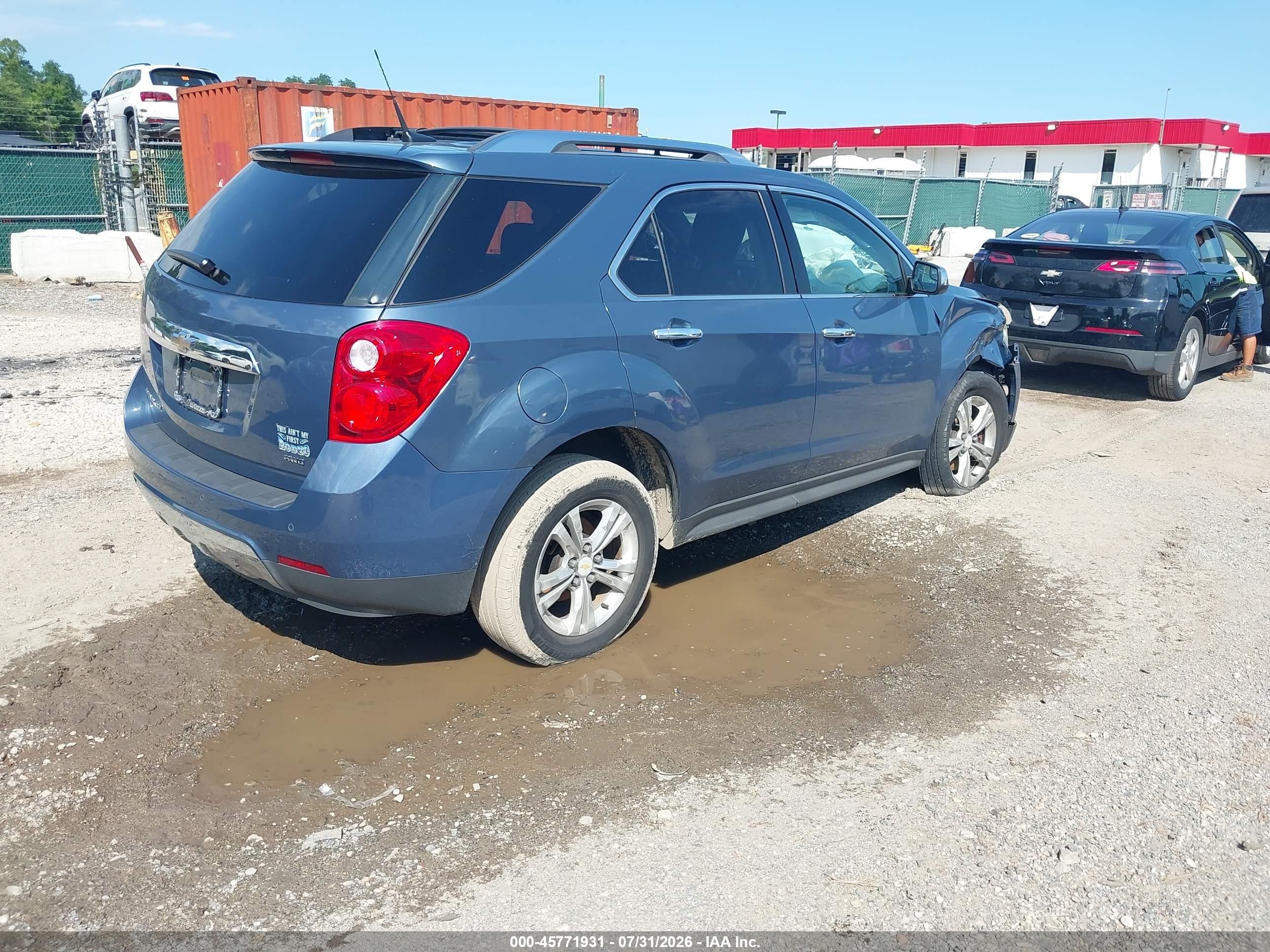 2012 Chevrolet Equinox Ltz Gray vin: 2GNFLGEK2C6251755