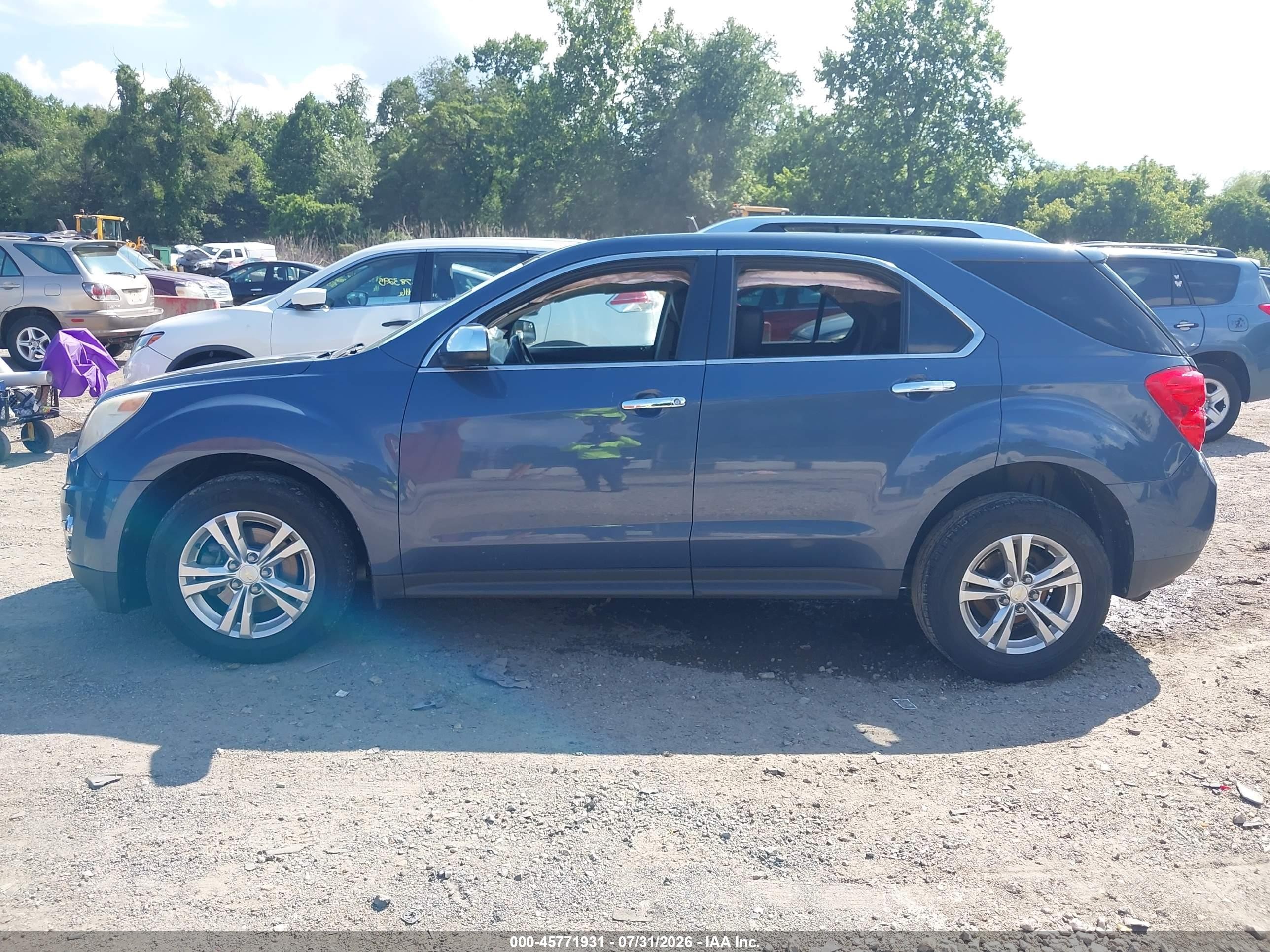 2012 Chevrolet Equinox Ltz Gray vin: 2GNFLGEK2C6251755