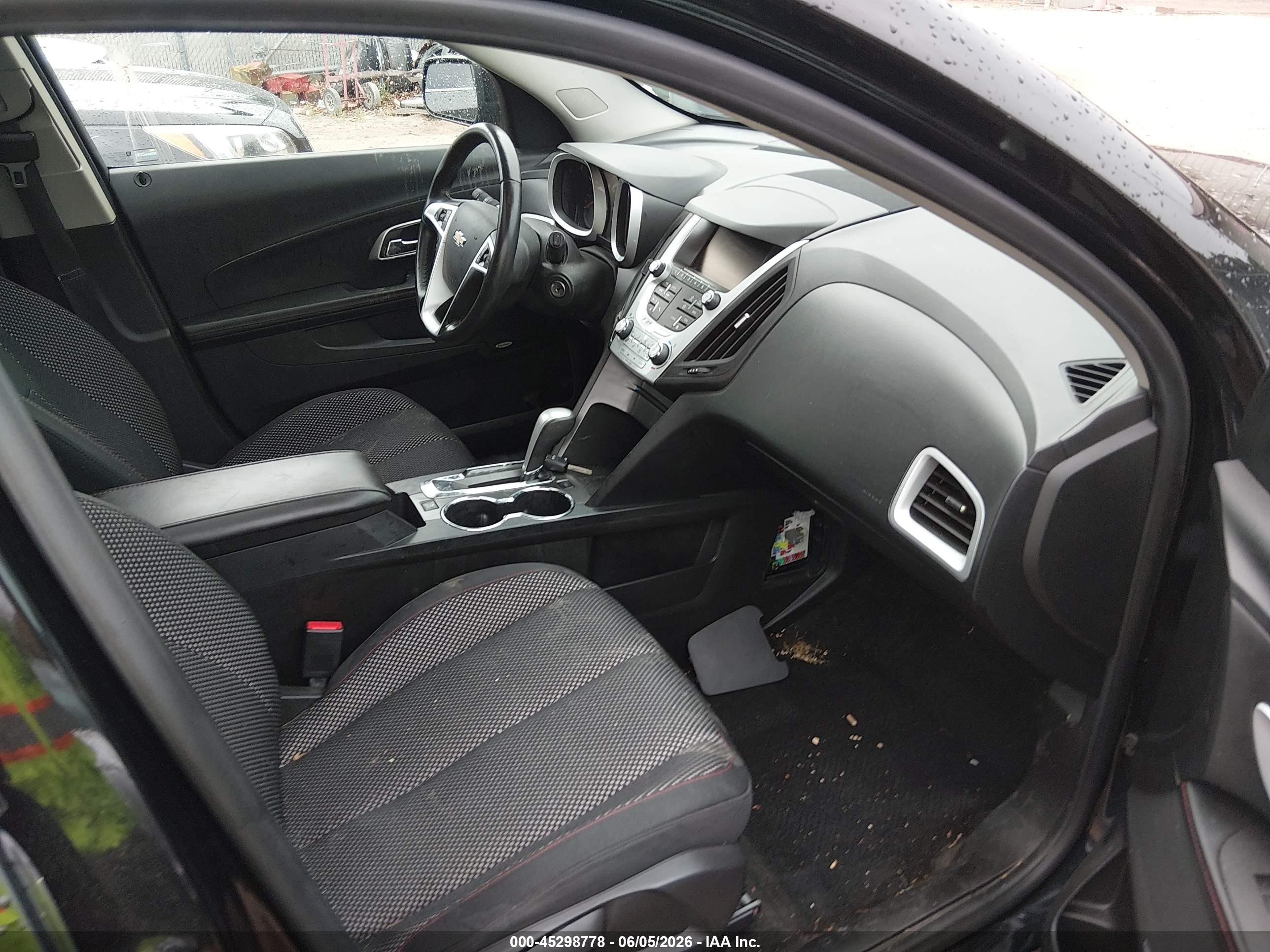 2015 Chevrolet Equinox 2lt Black vin: 2GNFLGEK2F6377165