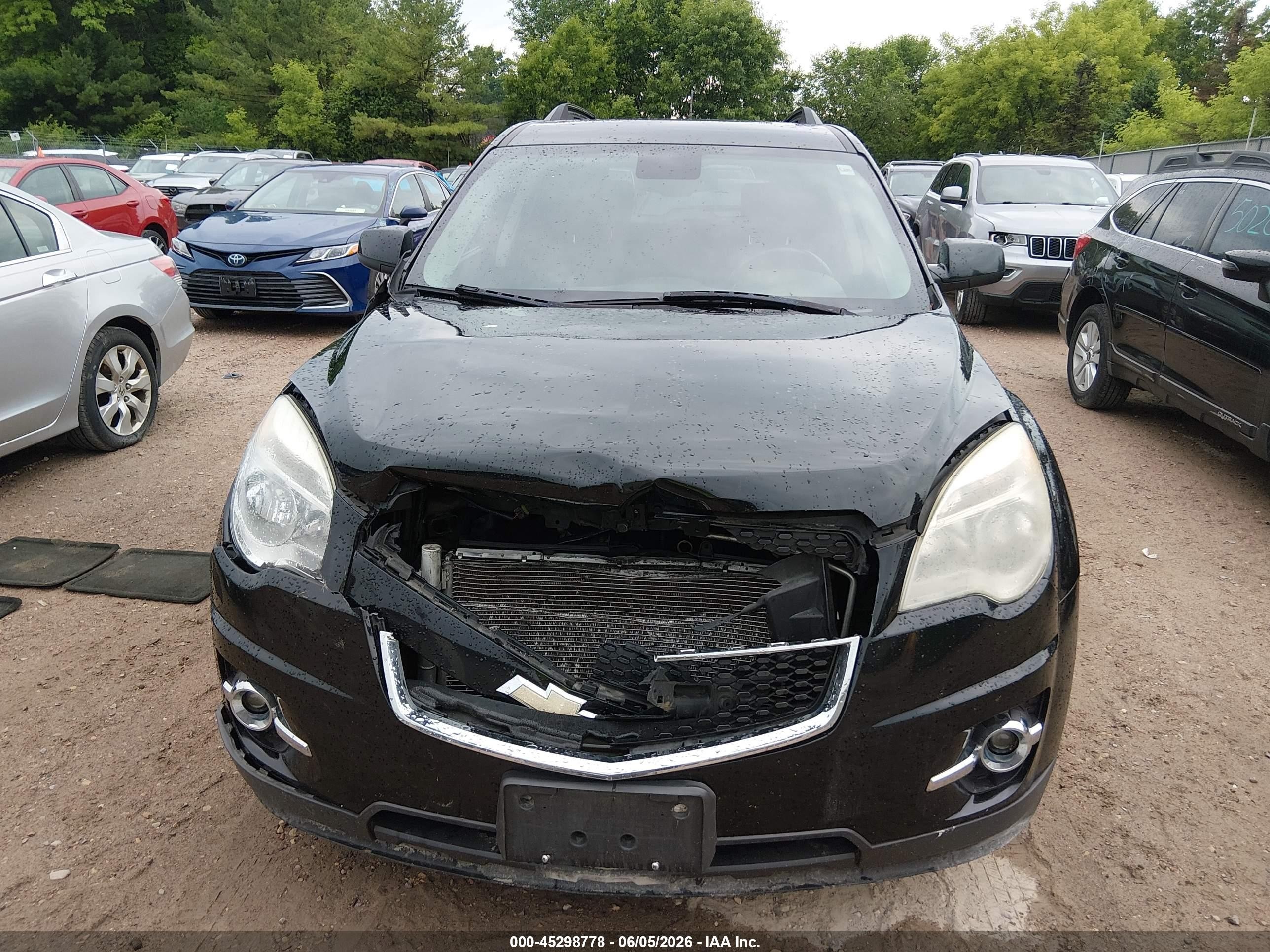 2015 Chevrolet Equinox 2lt Black vin: 2GNFLGEK2F6377165