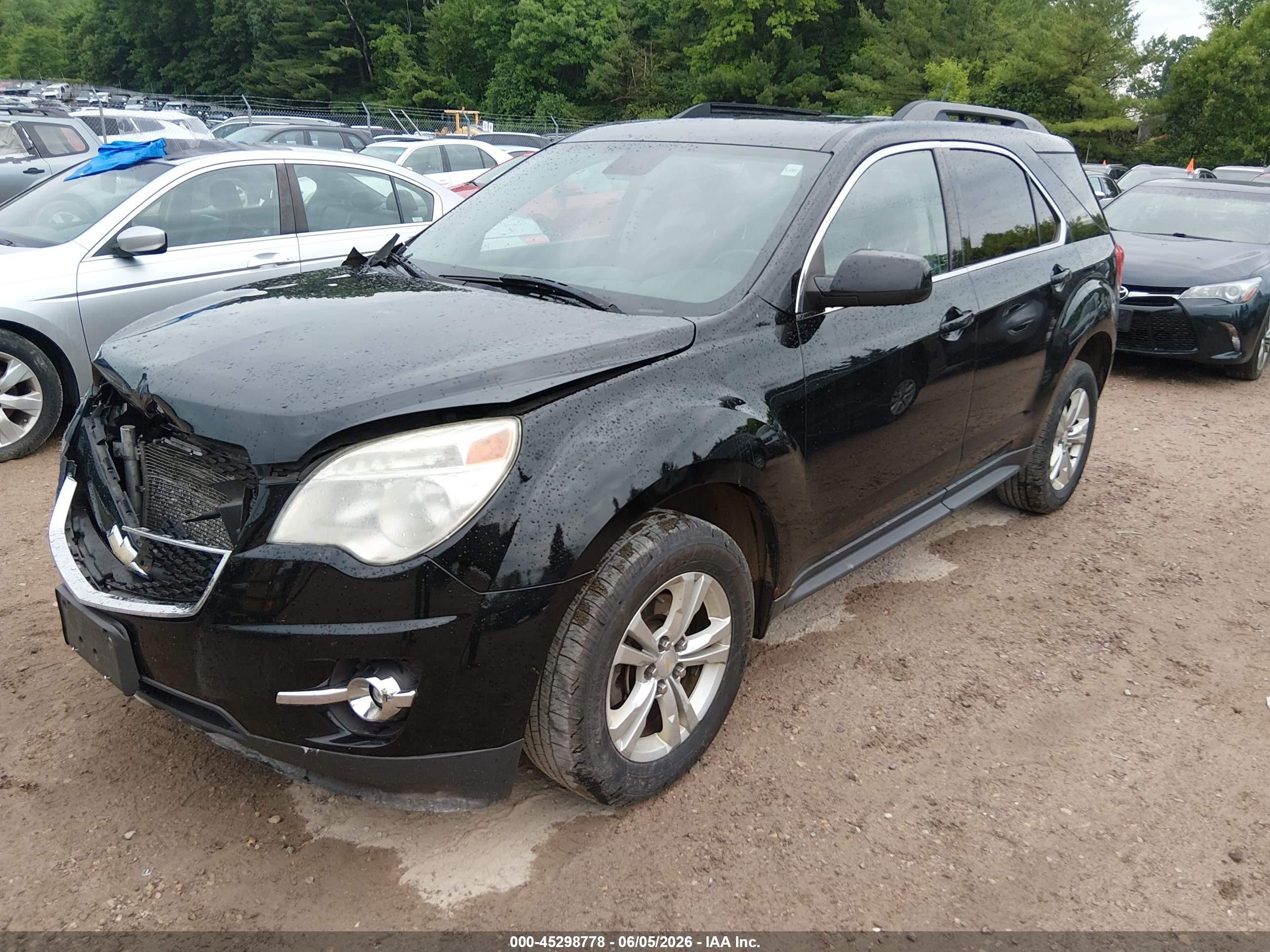 2015 Chevrolet Equinox 2lt Black vin: 2GNFLGEK2F6377165