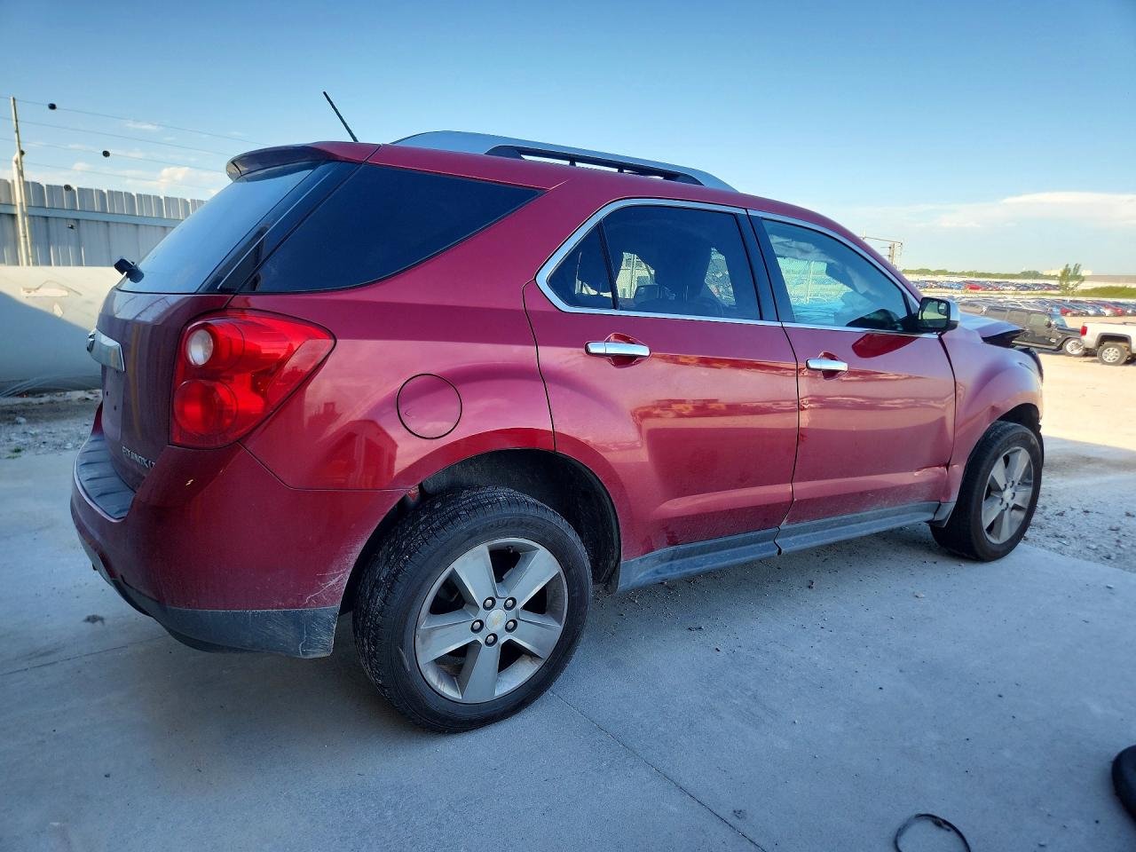2013 Chevrolet Equinox Ltz Burgundy vin: 2GNFLGEK3D6306036