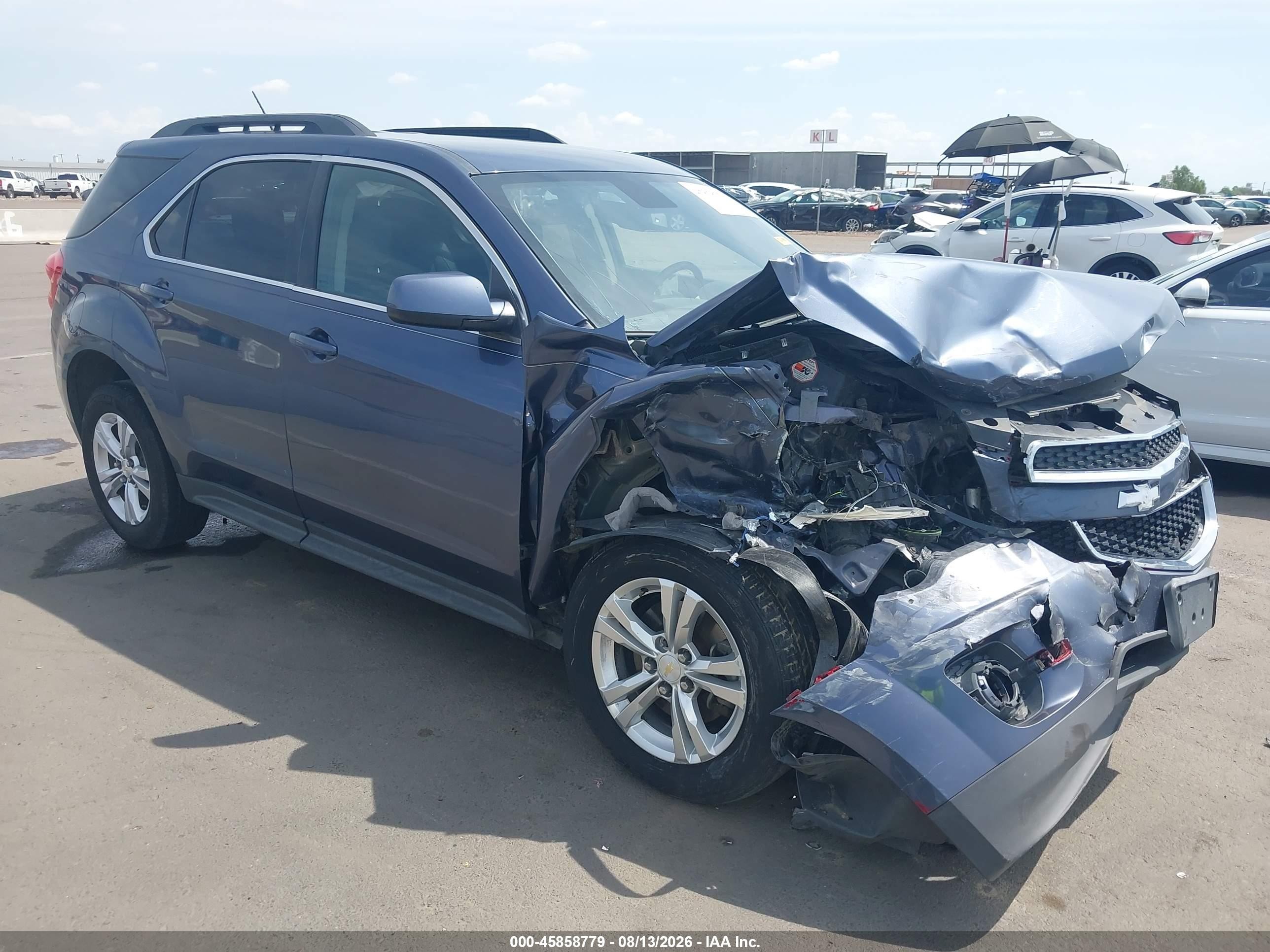 2014 Chevrolet Equinox Lt Blue vin: 2GNFLGEK3E6283553
