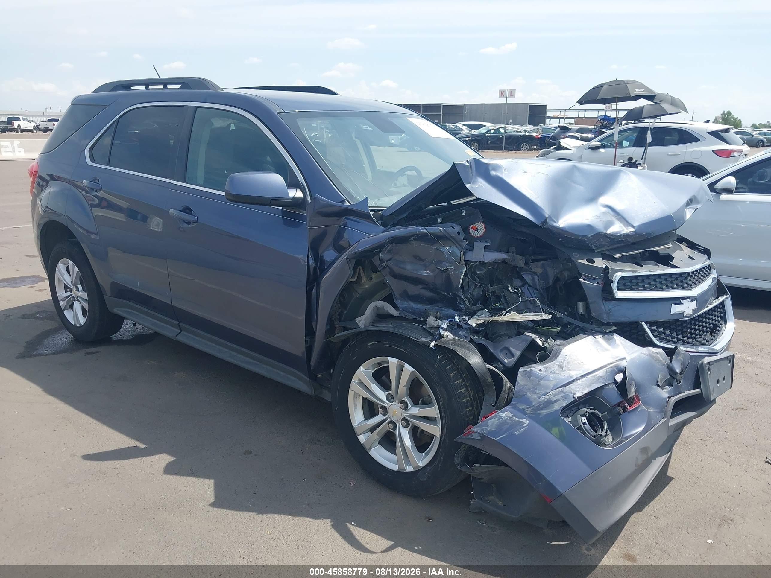 2014 Chevrolet Equinox Lt Blue vin: 2GNFLGEK3E6283553