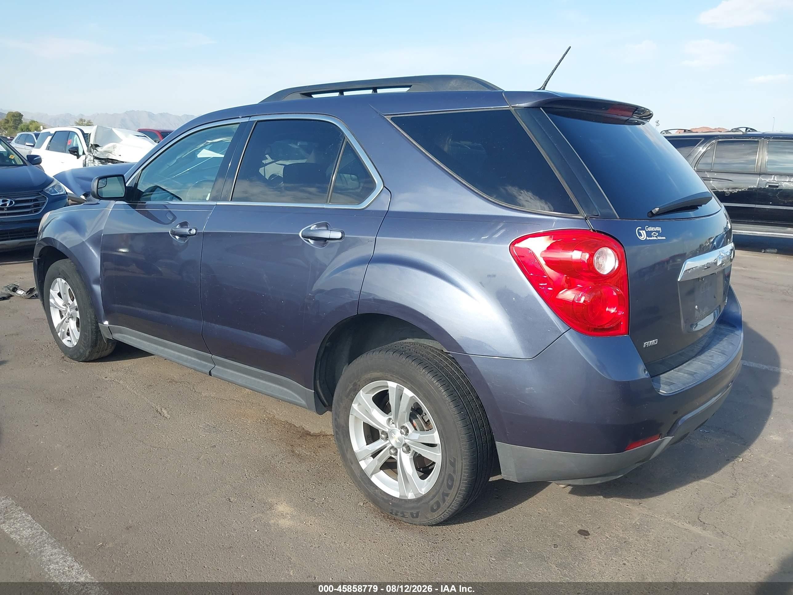 2014 Chevrolet Equinox Lt Blue vin: 2GNFLGEK3E6283553