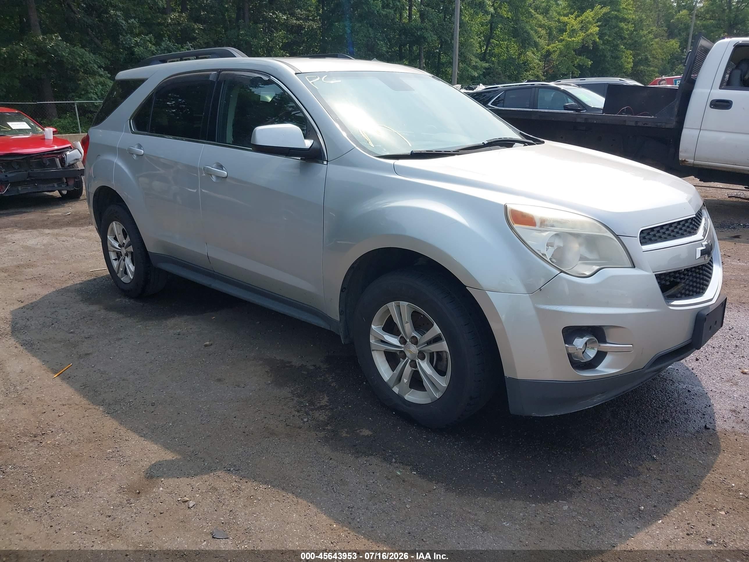 2015 Chevrolet Equinox 2lt Silver vin: 2GNFLGEK3F6326502