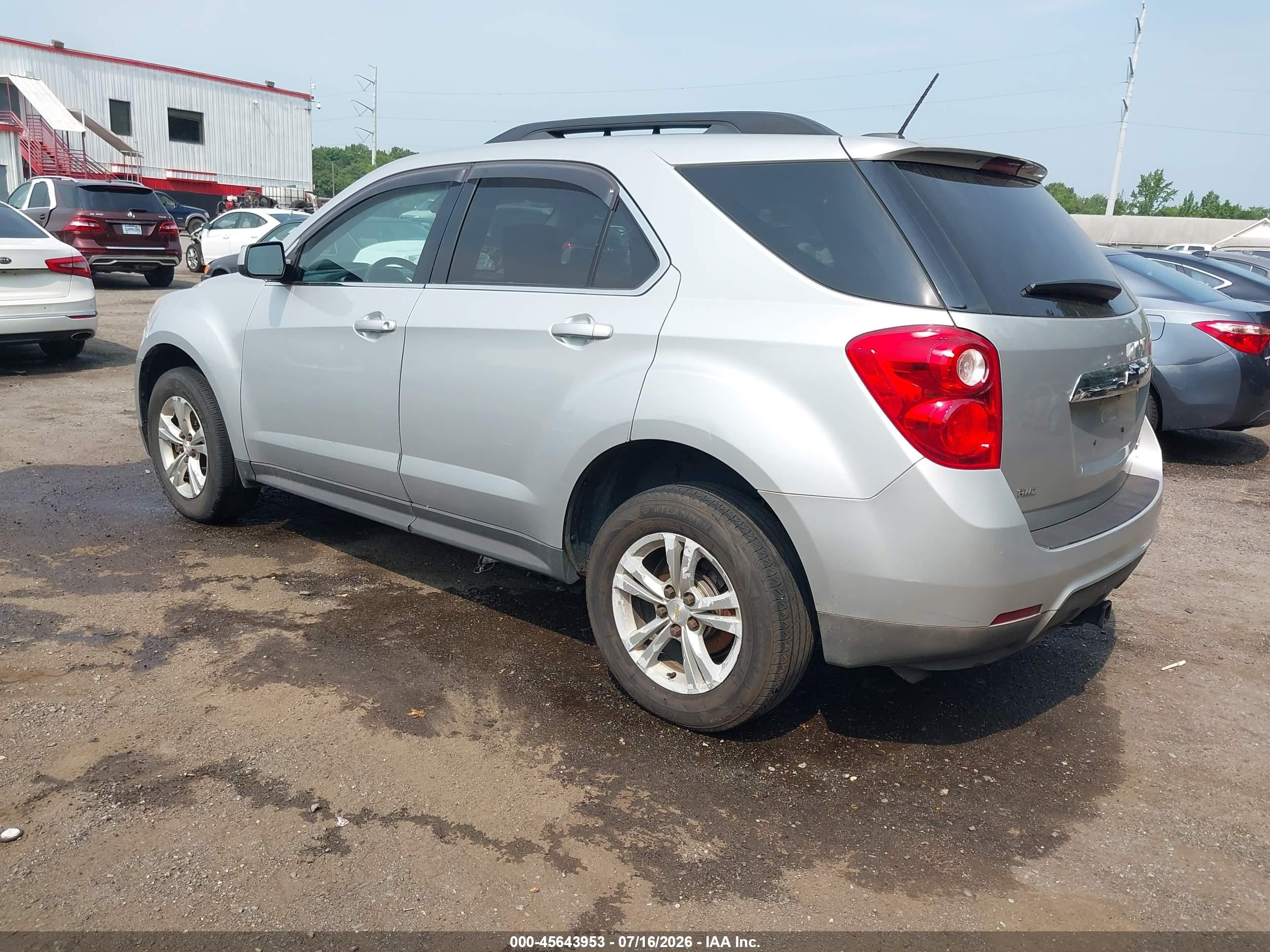 2015 Chevrolet Equinox 2lt Silver vin: 2GNFLGEK3F6326502