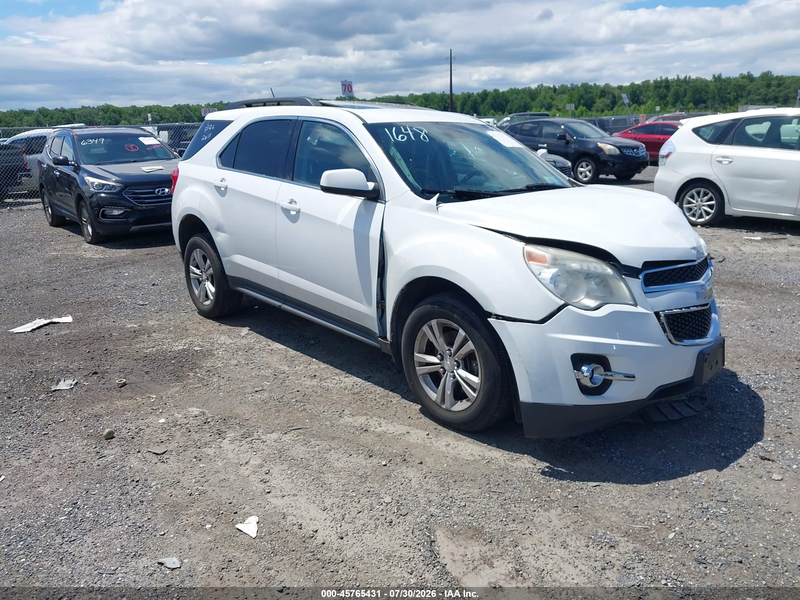 2015 Chevrolet Equinox 2lt White vin: 2GNFLGEK3F6371648