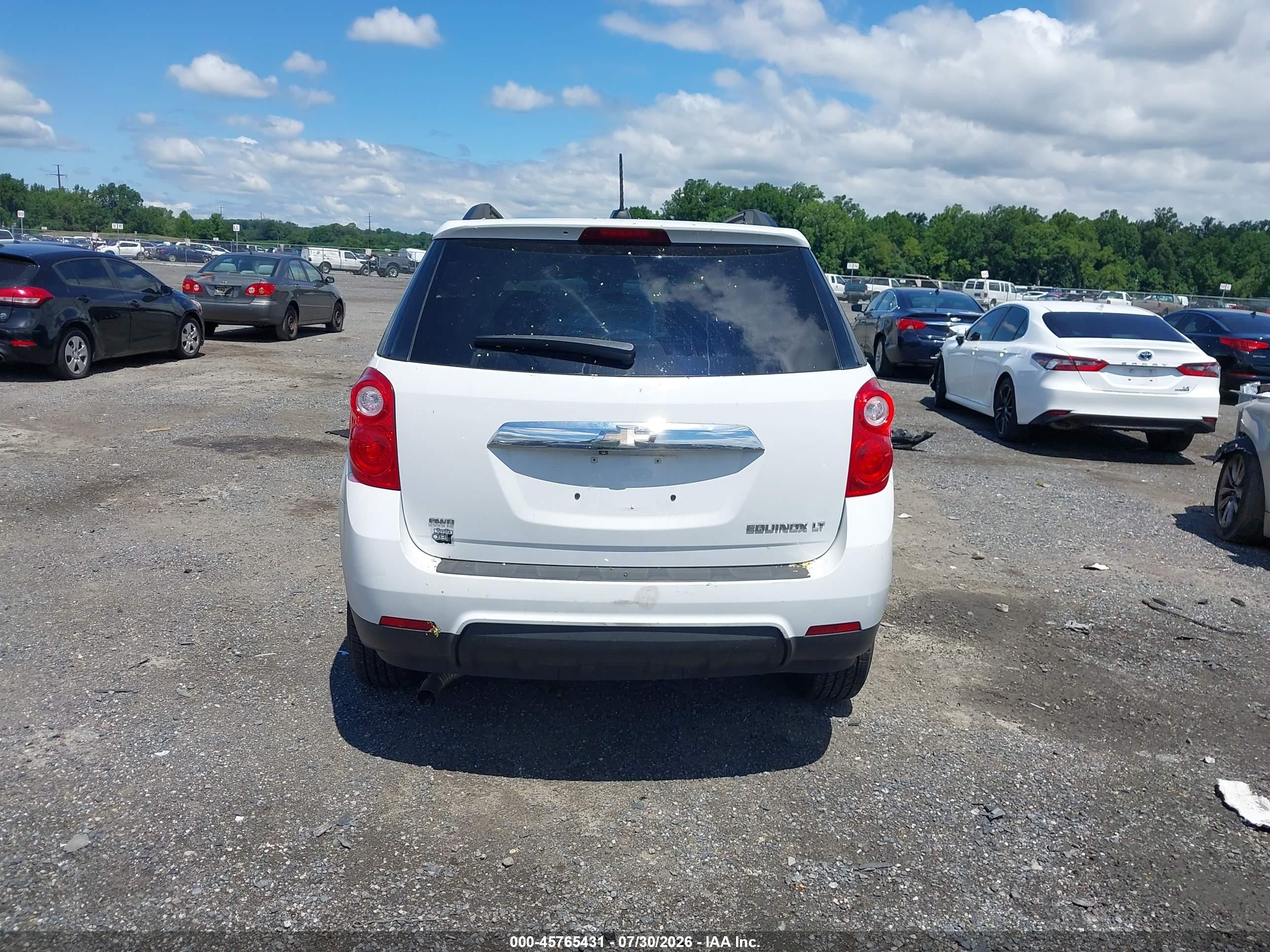 2015 Chevrolet Equinox 2lt White vin: 2GNFLGEK3F6371648