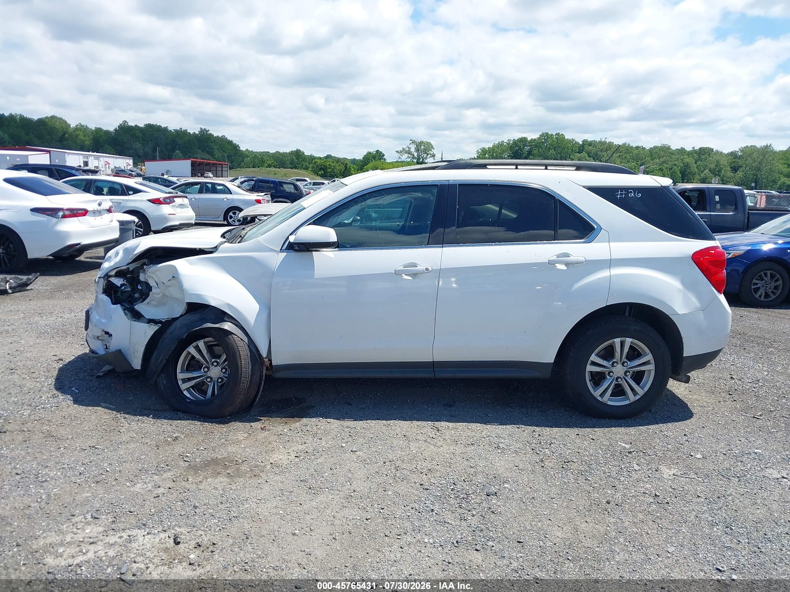 2015 Chevrolet Equinox 2lt White vin: 2GNFLGEK3F6371648