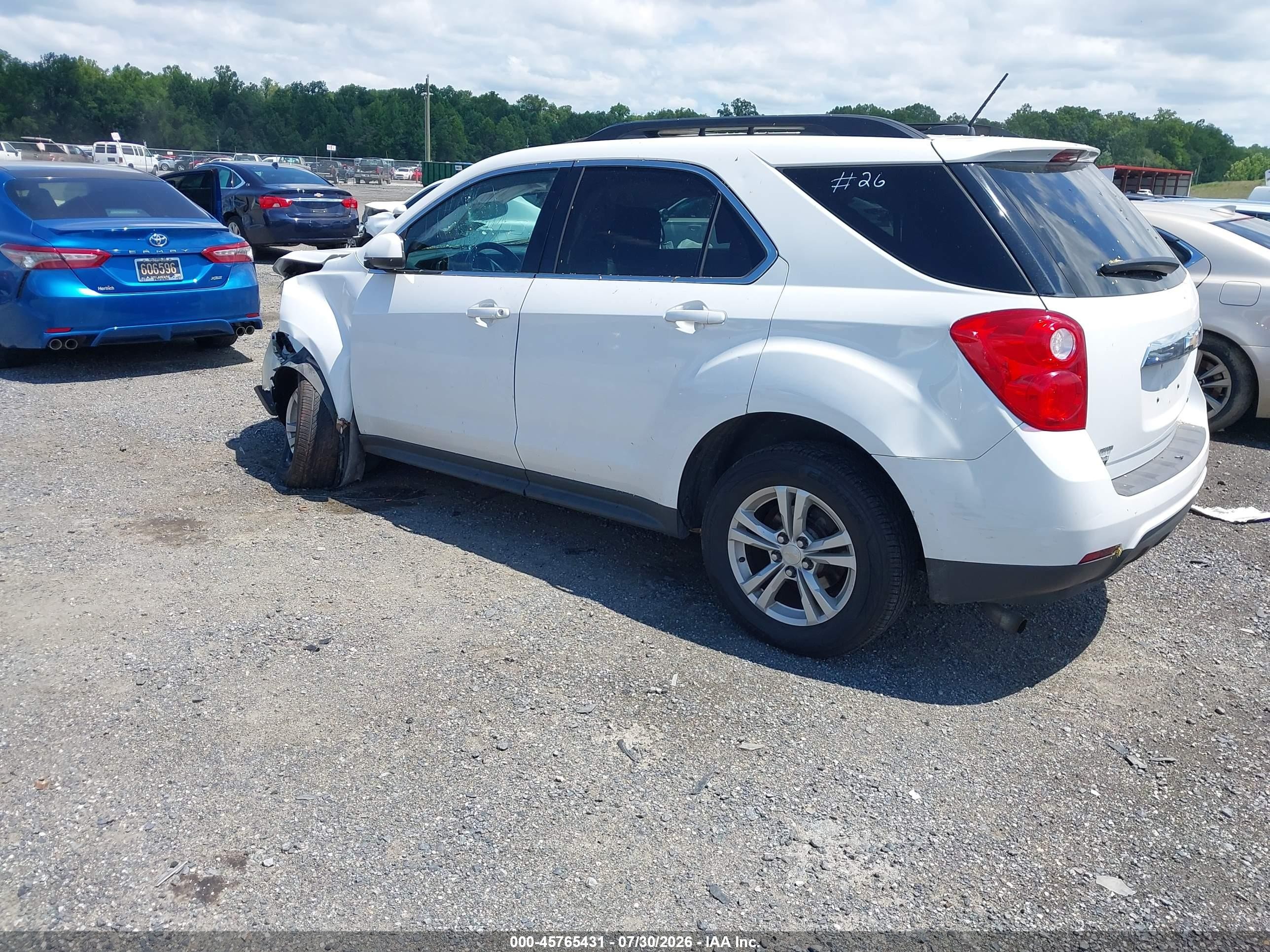 2015 Chevrolet Equinox 2lt White vin: 2GNFLGEK3F6371648