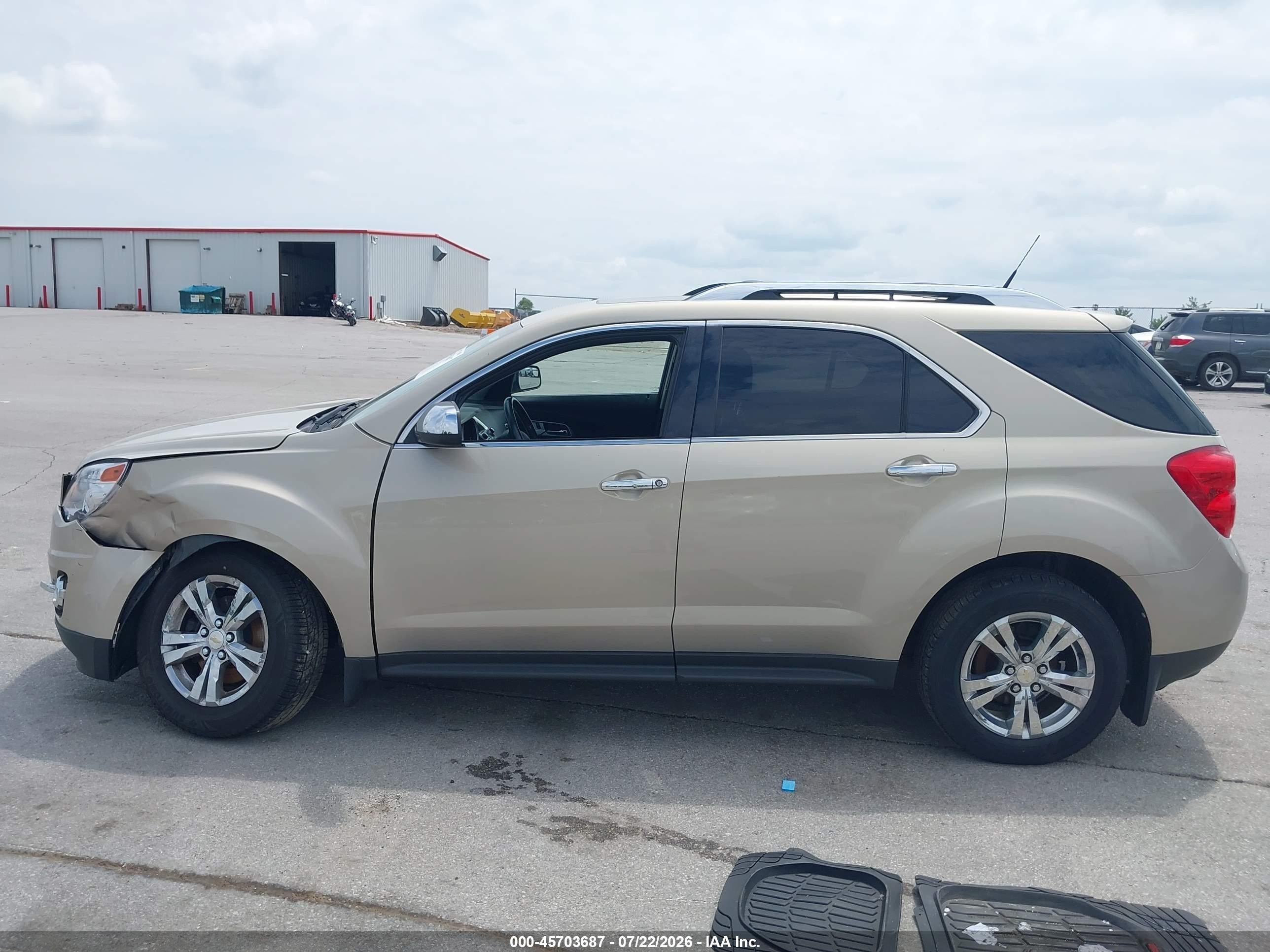 2012 Chevrolet Equinox Ltz Beige vin: 2GNFLGEK4C6188920