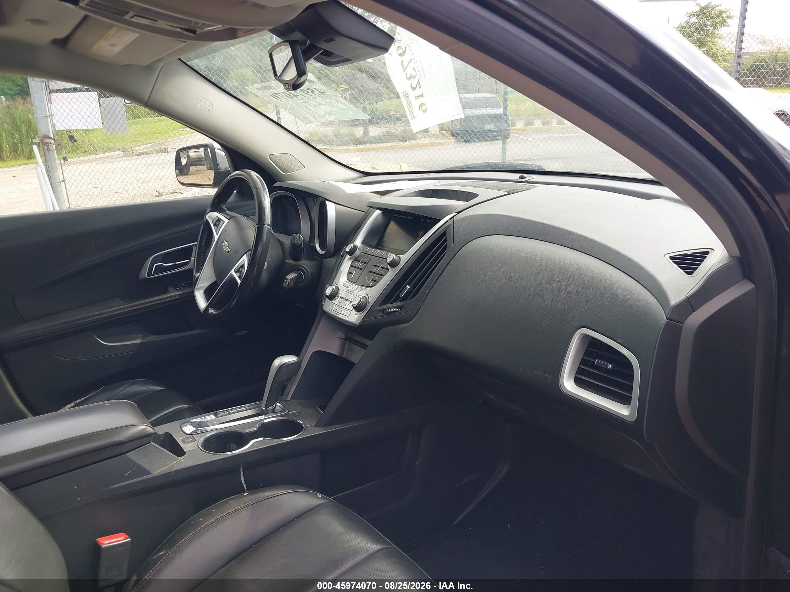 2013 Chevrolet Equinox Ltz Black vin: 2GNFLGEK4D6192645