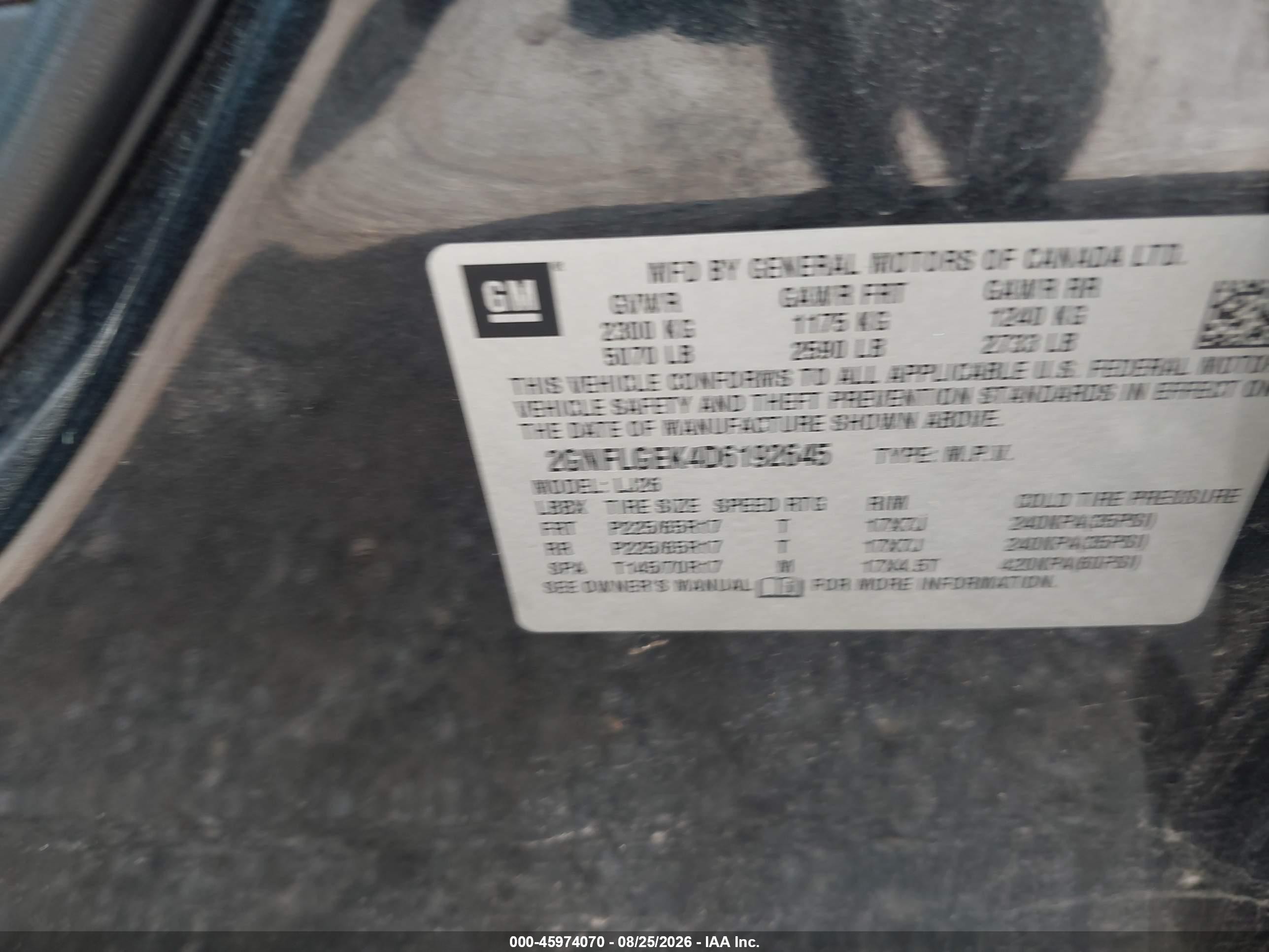 2013 Chevrolet Equinox Ltz Black vin: 2GNFLGEK4D6192645