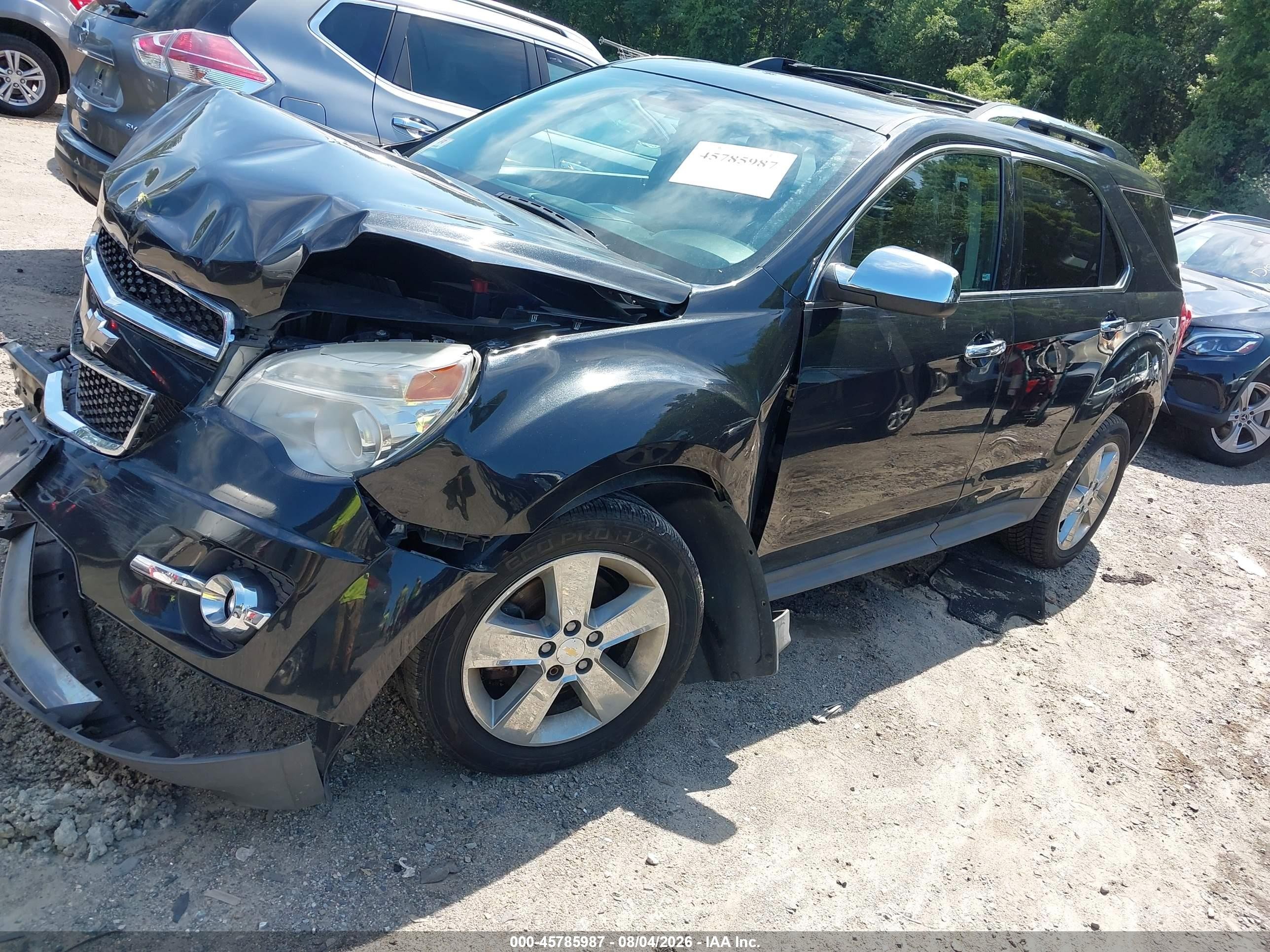2013 Chevrolet Equinox Ltz Черный vin: 2GNFLGEK4D6293152