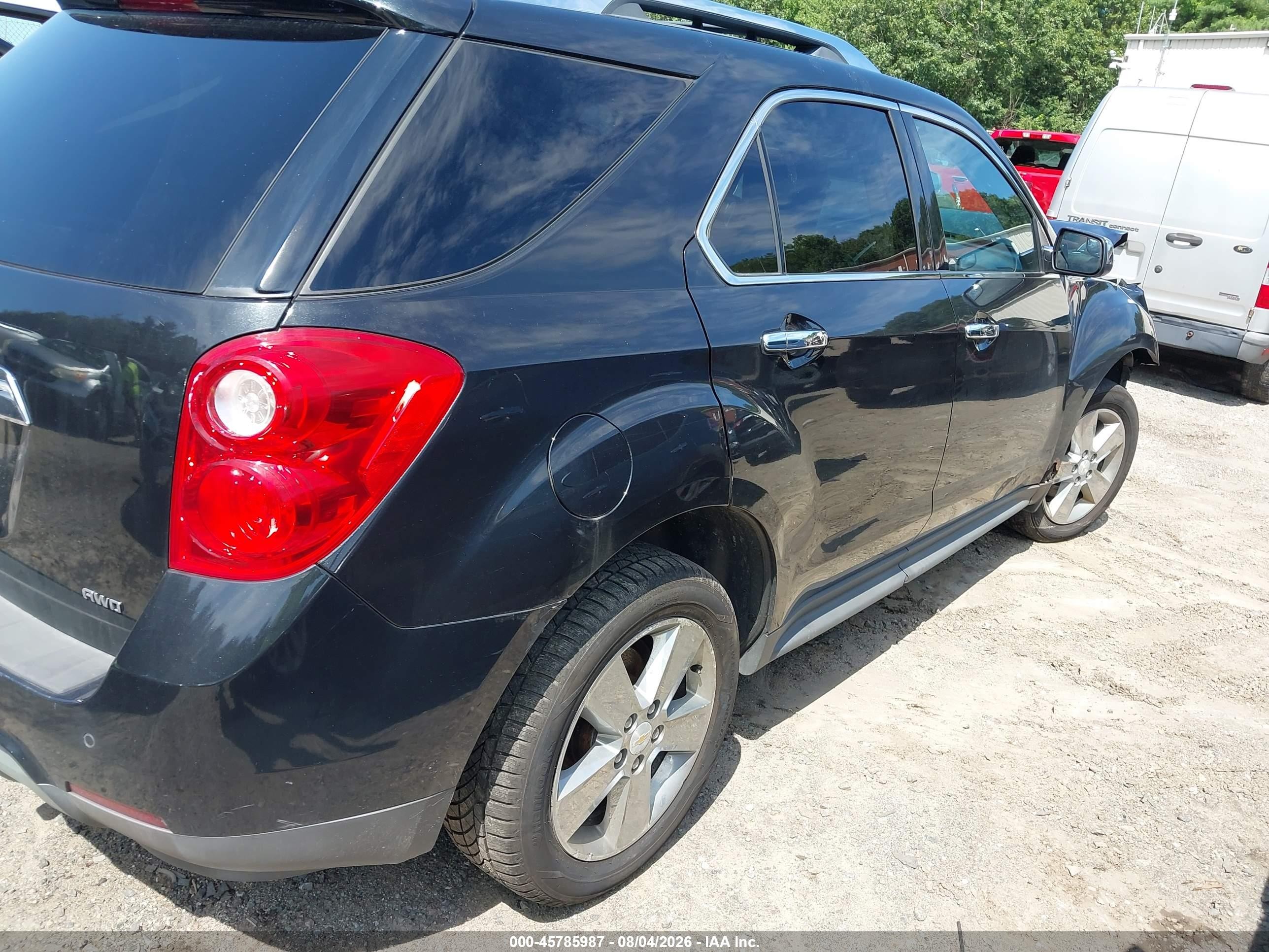 2013 Chevrolet Equinox Ltz Черный vin: 2GNFLGEK4D6293152