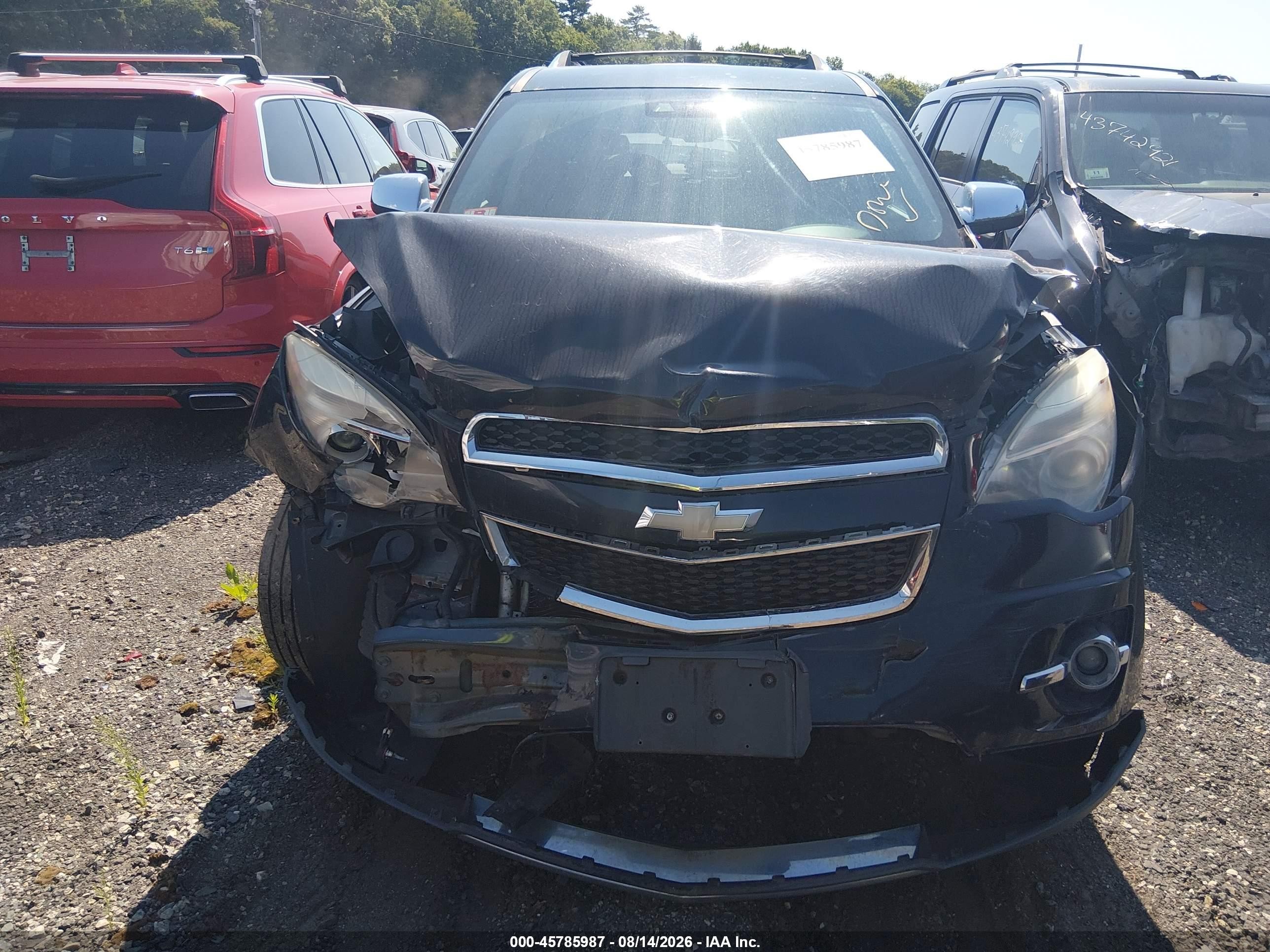2013 Chevrolet Equinox Ltz Черный vin: 2GNFLGEK4D6293152