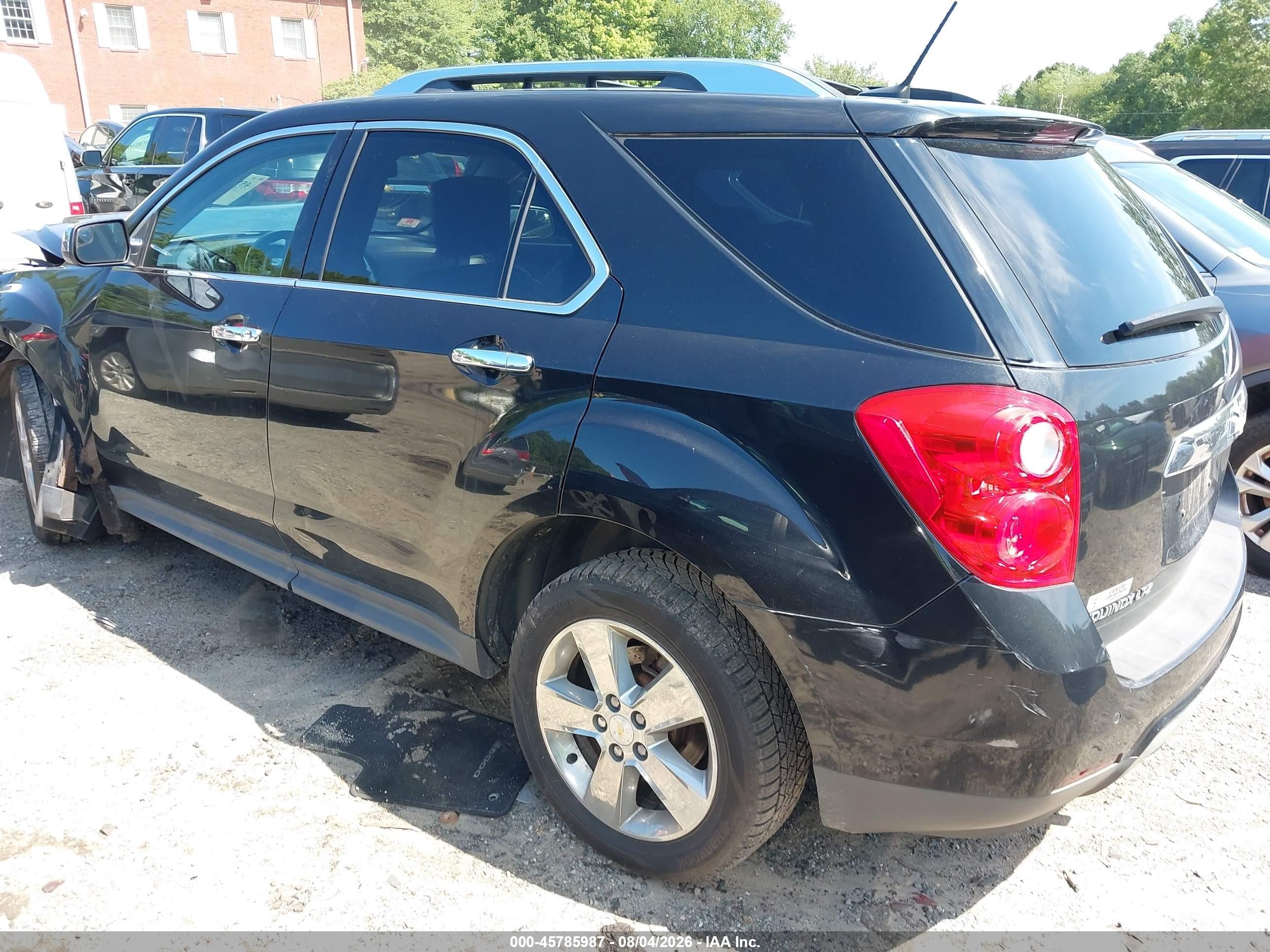 2013 Chevrolet Equinox Ltz Черный vin: 2GNFLGEK4D6293152