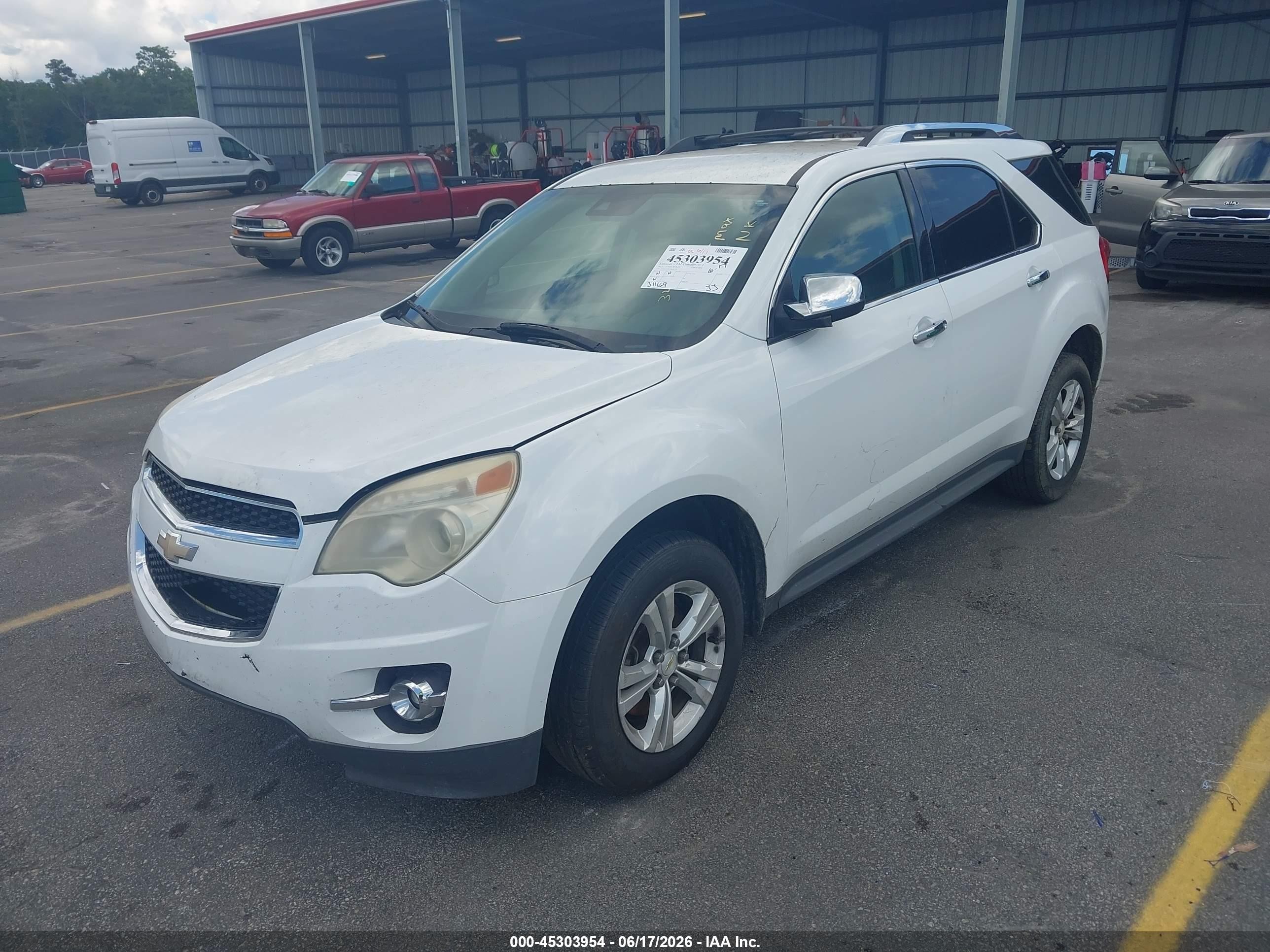 2013 Chevrolet Equinox Ltz White vin: 2GNFLGEK4D6341703