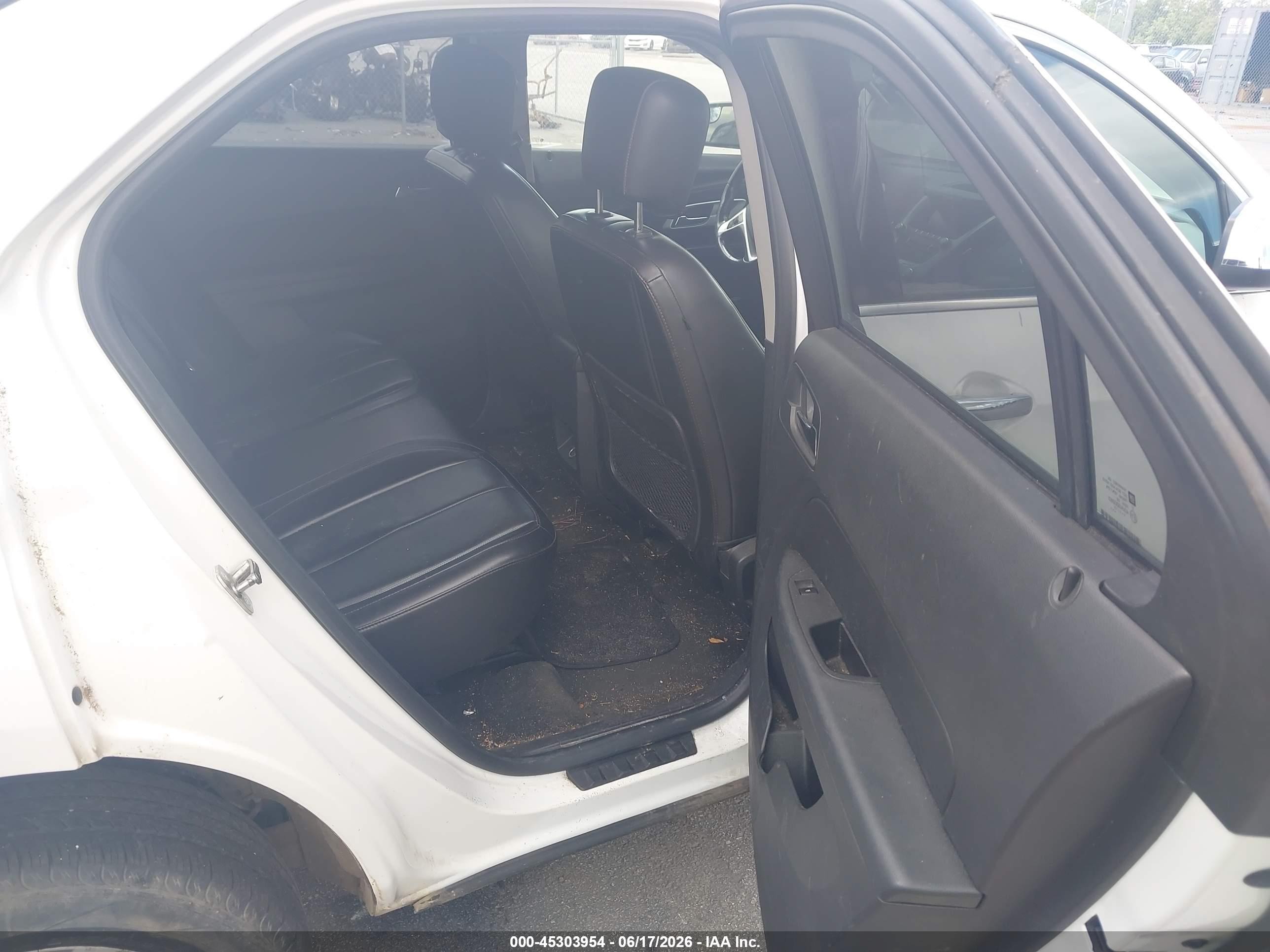 2013 Chevrolet Equinox Ltz White vin: 2GNFLGEK4D6341703