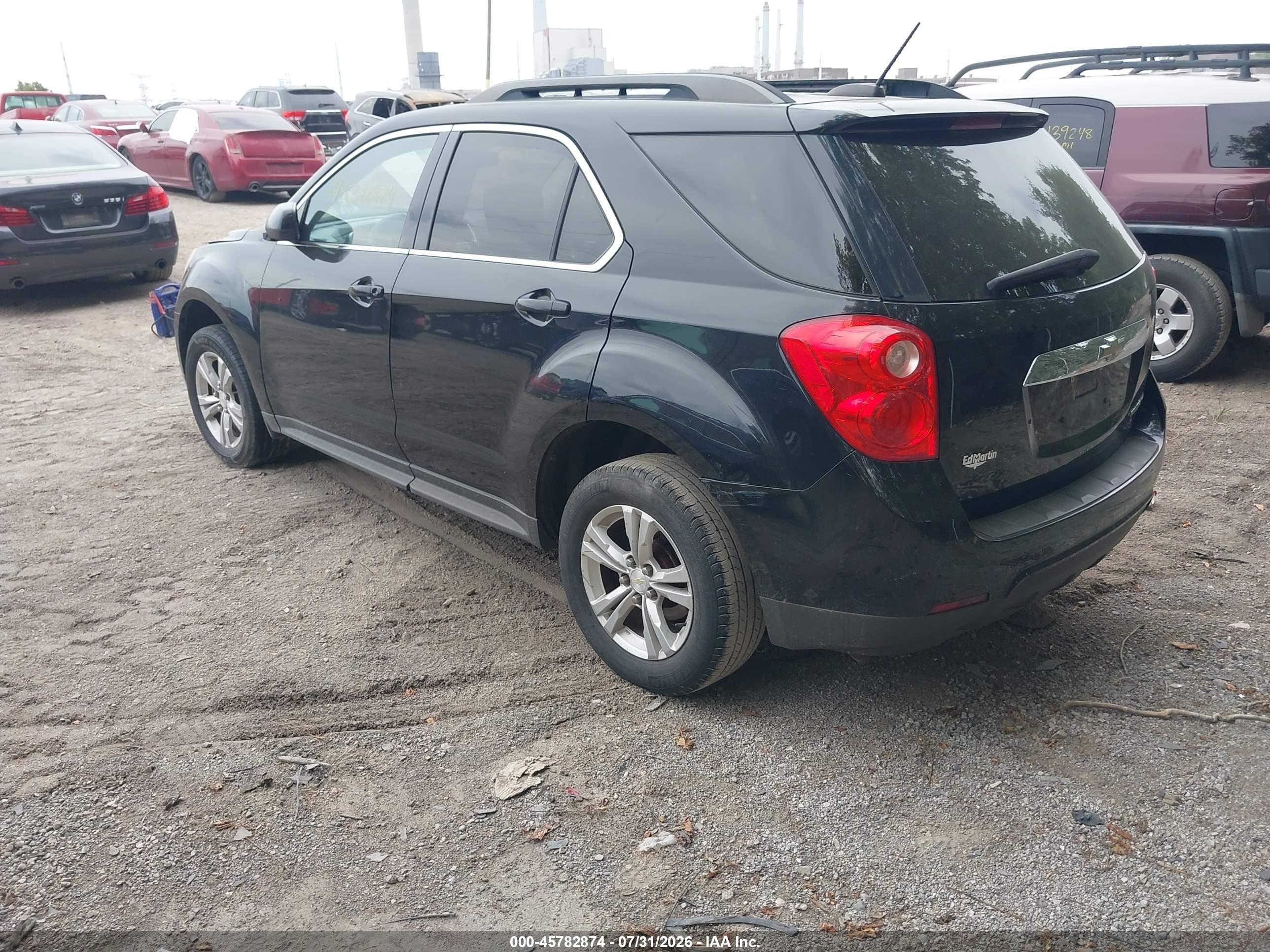 2015 Chevrolet Equinox Lt Black vin: 2GNFLGEK4F6299150