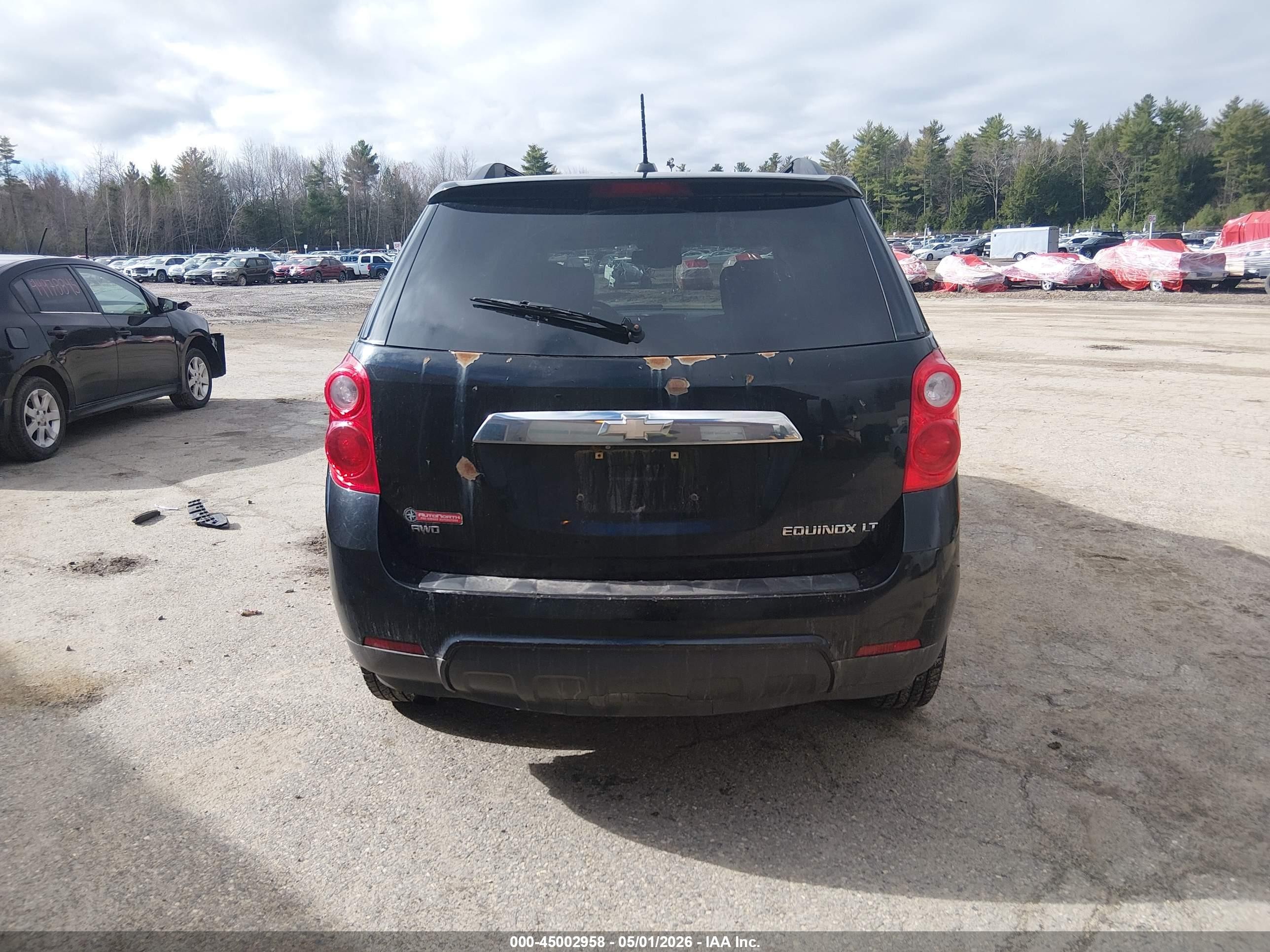 2015 Chevrolet Equinox 2lt Black vin: 2GNFLGEK4F6325245
