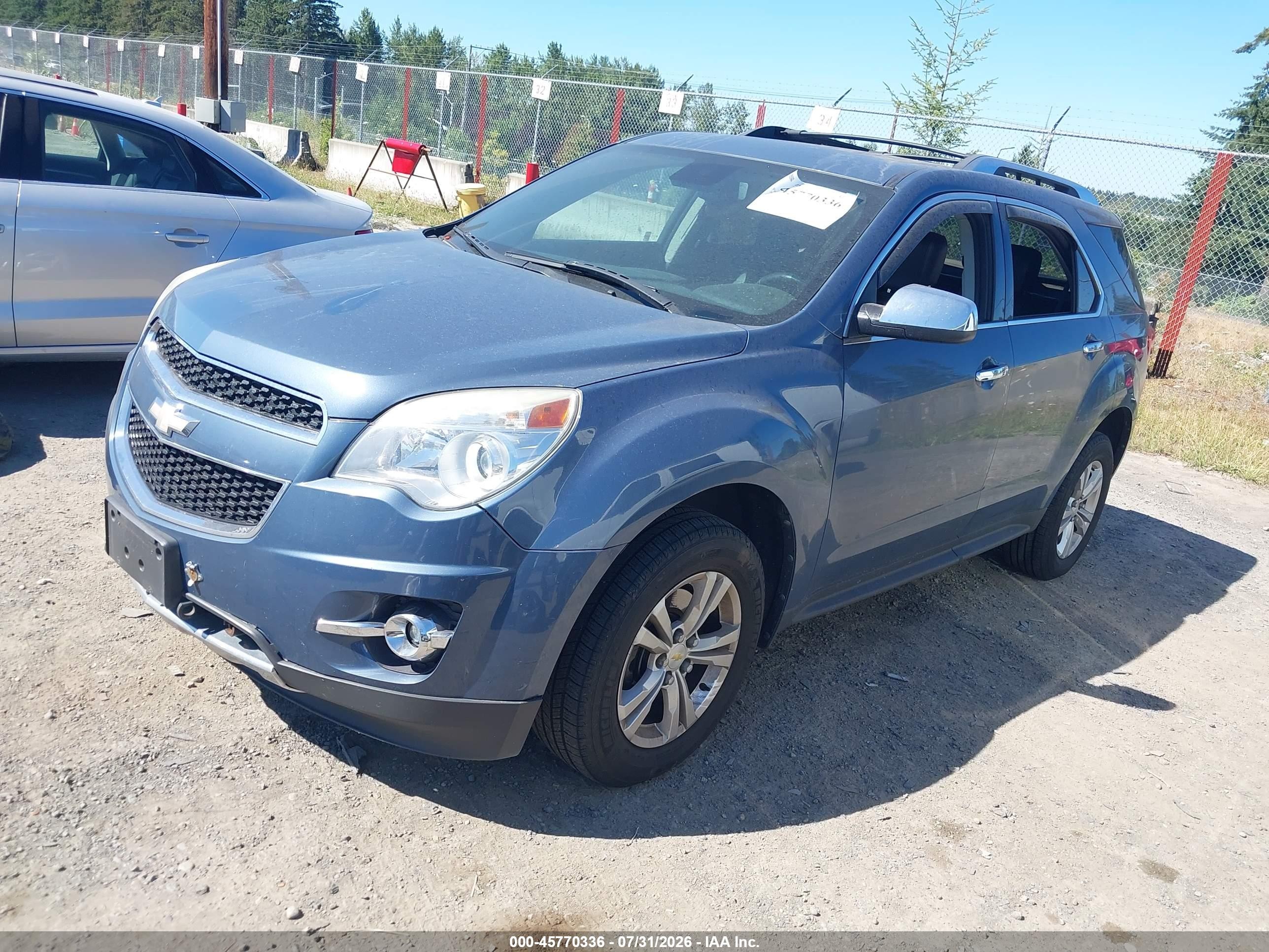 2012 Chevrolet Equinox Ltz Синий vin: 2GNFLGEK5C6278514