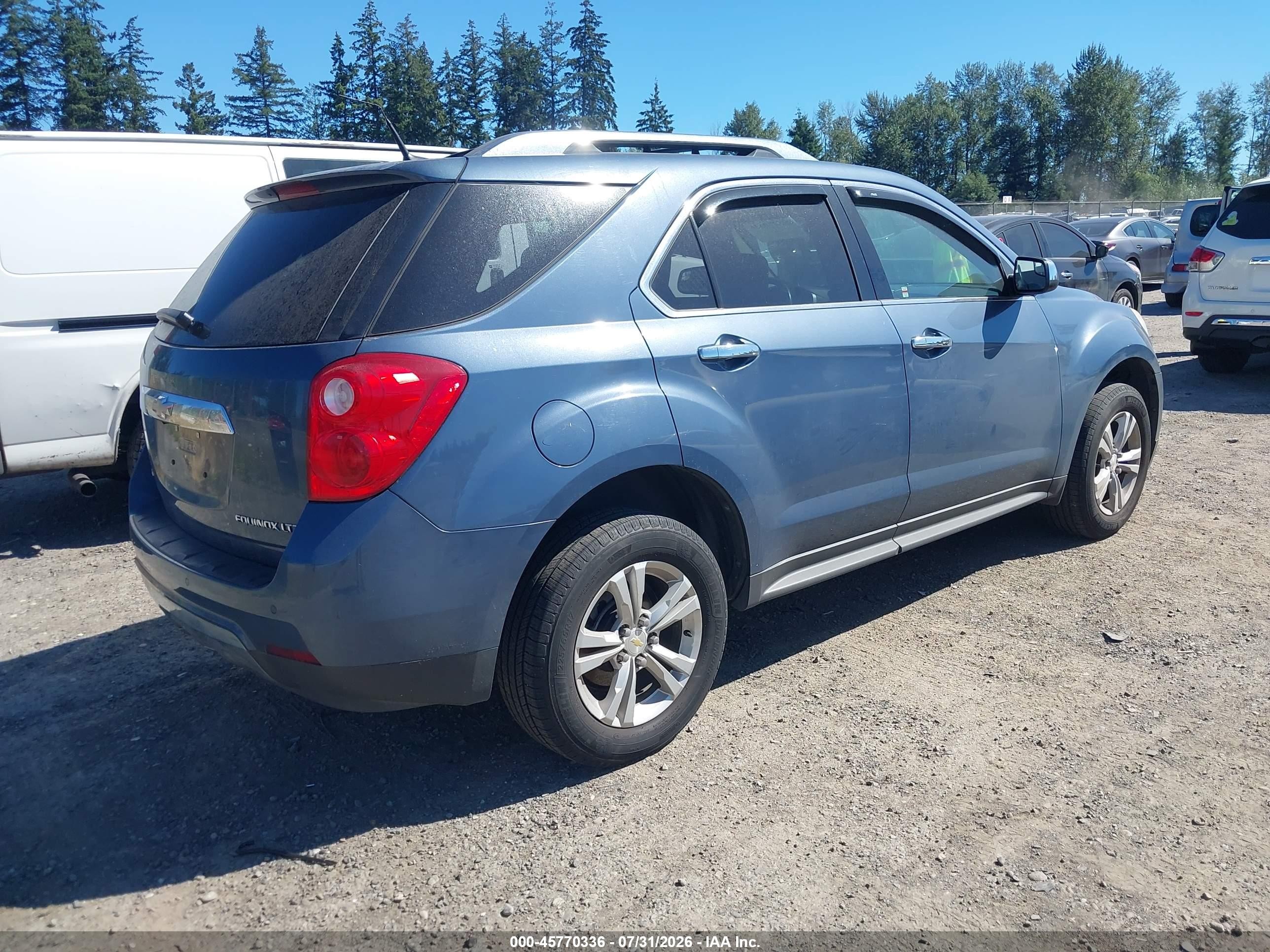 2012 Chevrolet Equinox Ltz Синий vin: 2GNFLGEK5C6278514