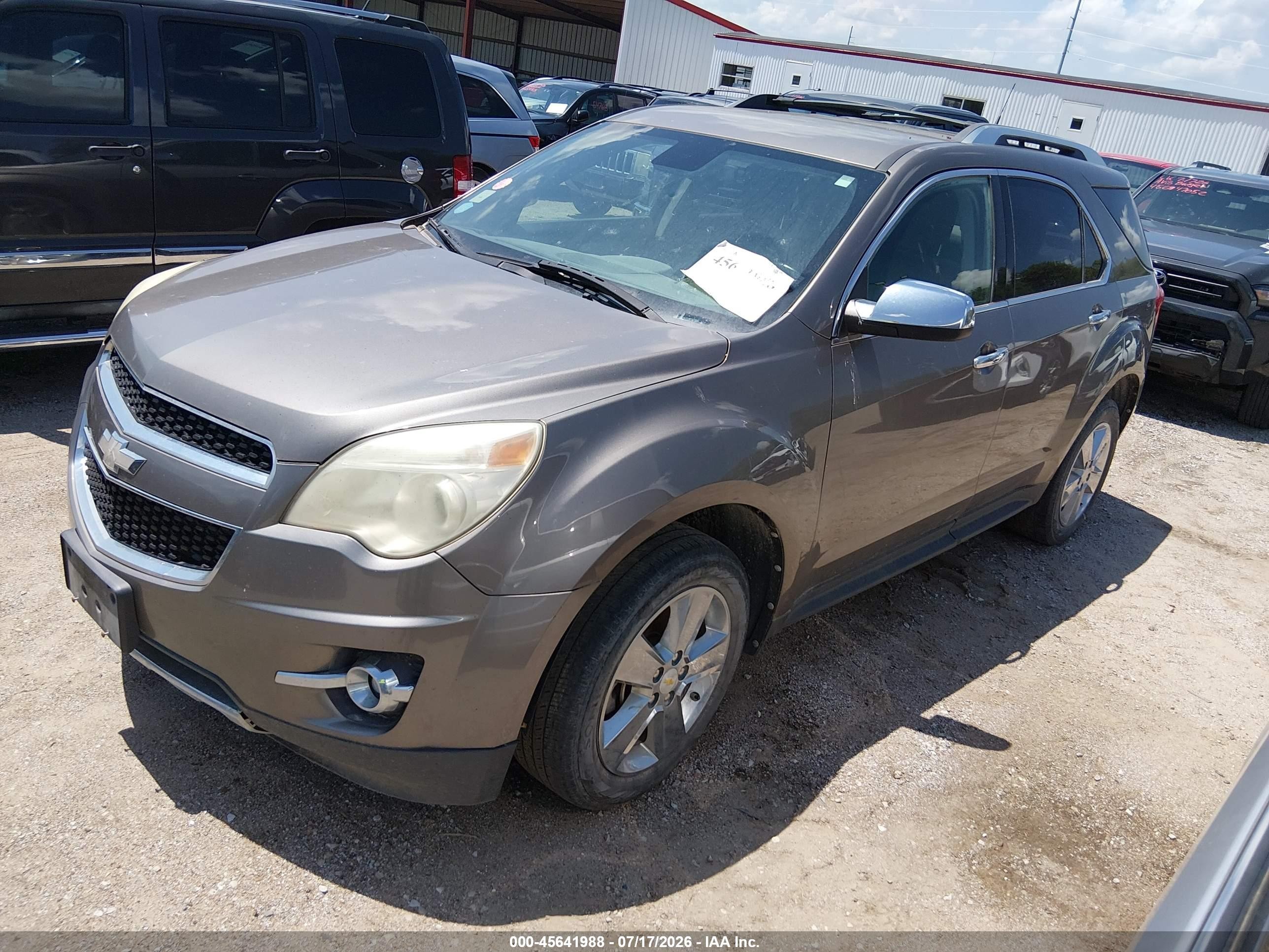 2012 Chevrolet Equinox Ltz Brown vin: 2GNFLGEK5C6313987