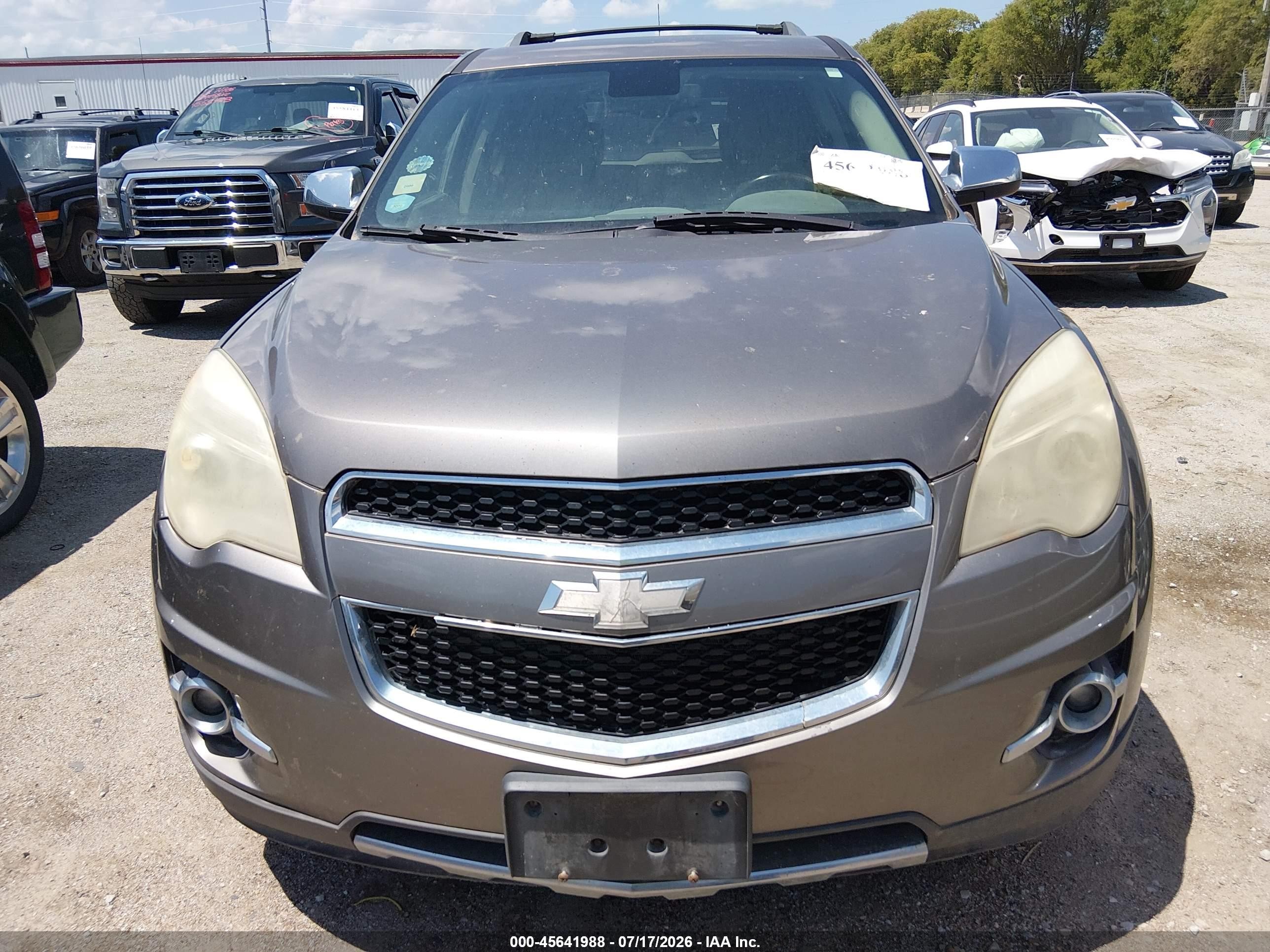 2012 Chevrolet Equinox Ltz Brown vin: 2GNFLGEK5C6313987