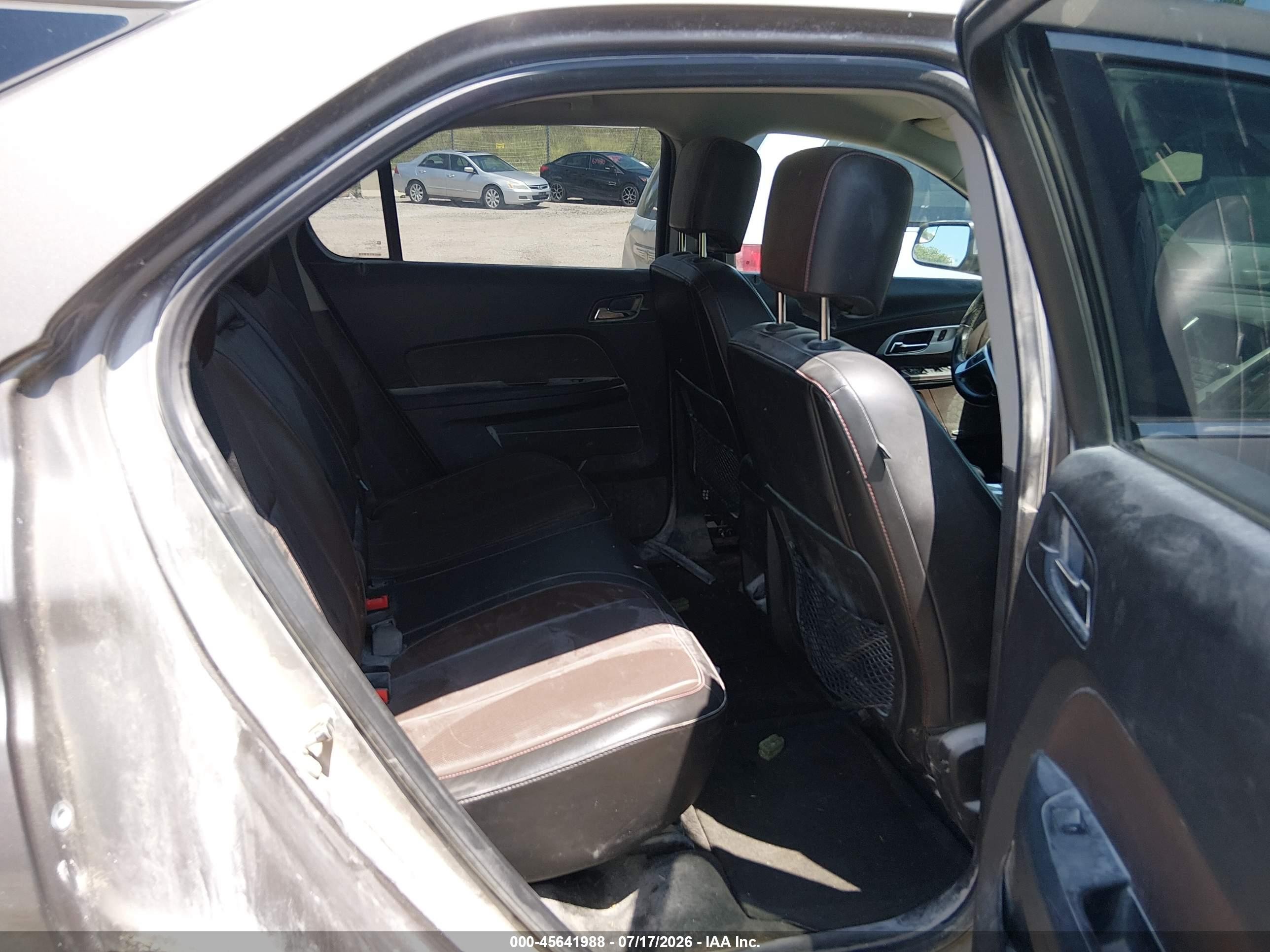 2012 Chevrolet Equinox Ltz Brown vin: 2GNFLGEK5C6313987