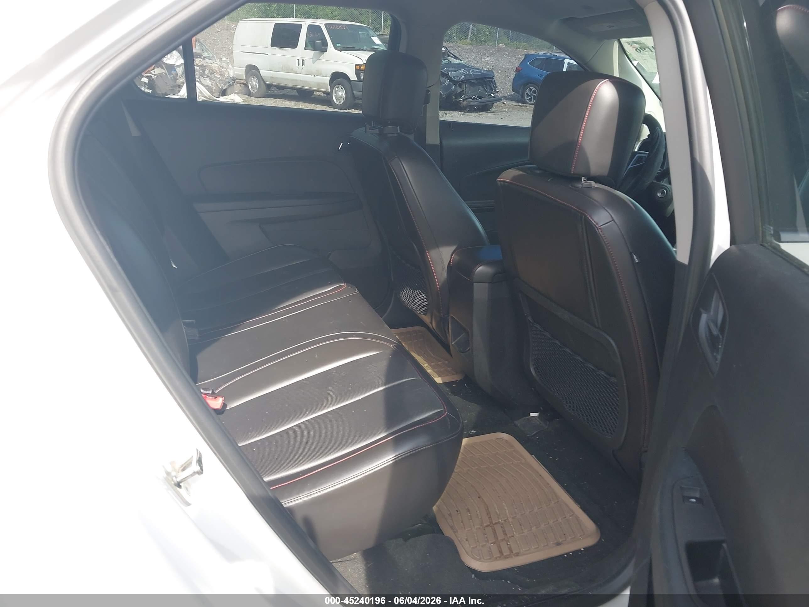 2013 Chevrolet Equinox Ltz White vin: 2GNFLGEK5D6402489