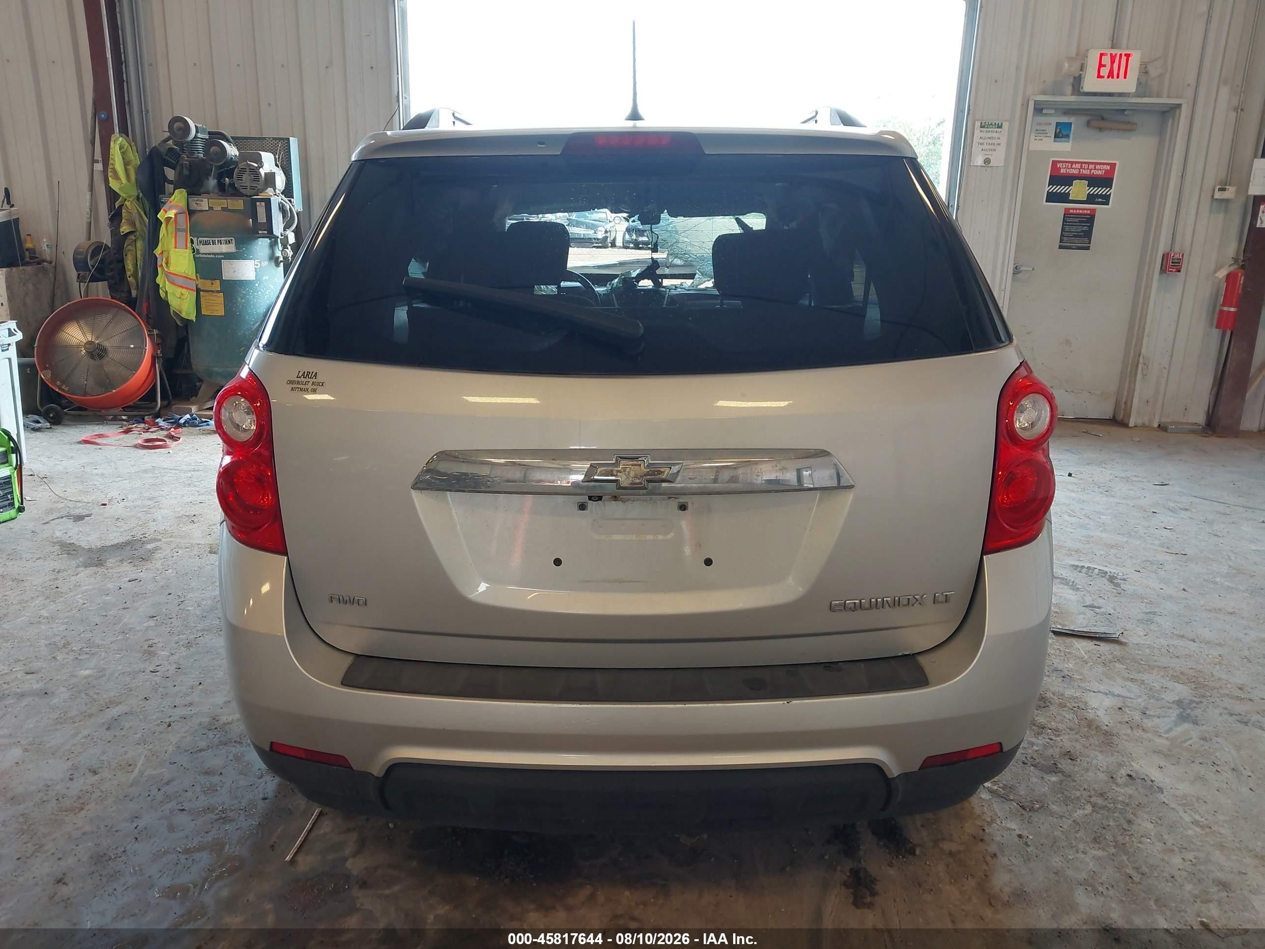 2014 Chevrolet Equinox Lt Серебряный vin: 2GNFLGEK5E6191022