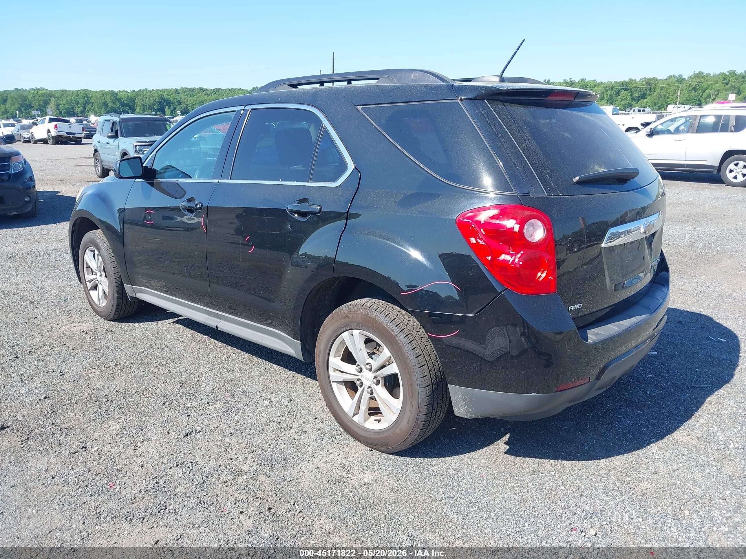 2015 Chevrolet Equinox 2lt Black vin: 2GNFLGEK5F6262754