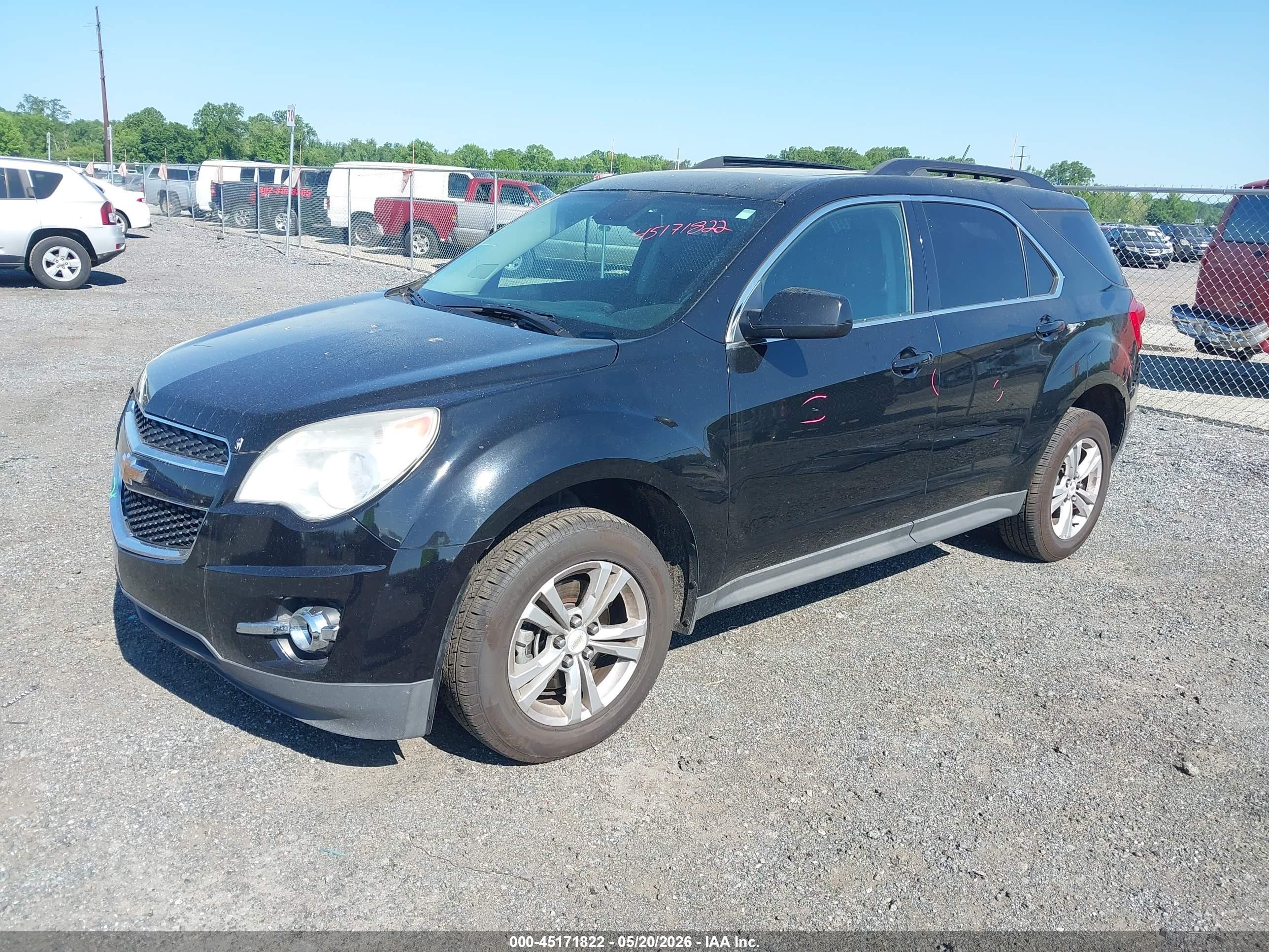 2015 Chevrolet Equinox 2lt Black vin: 2GNFLGEK5F6262754