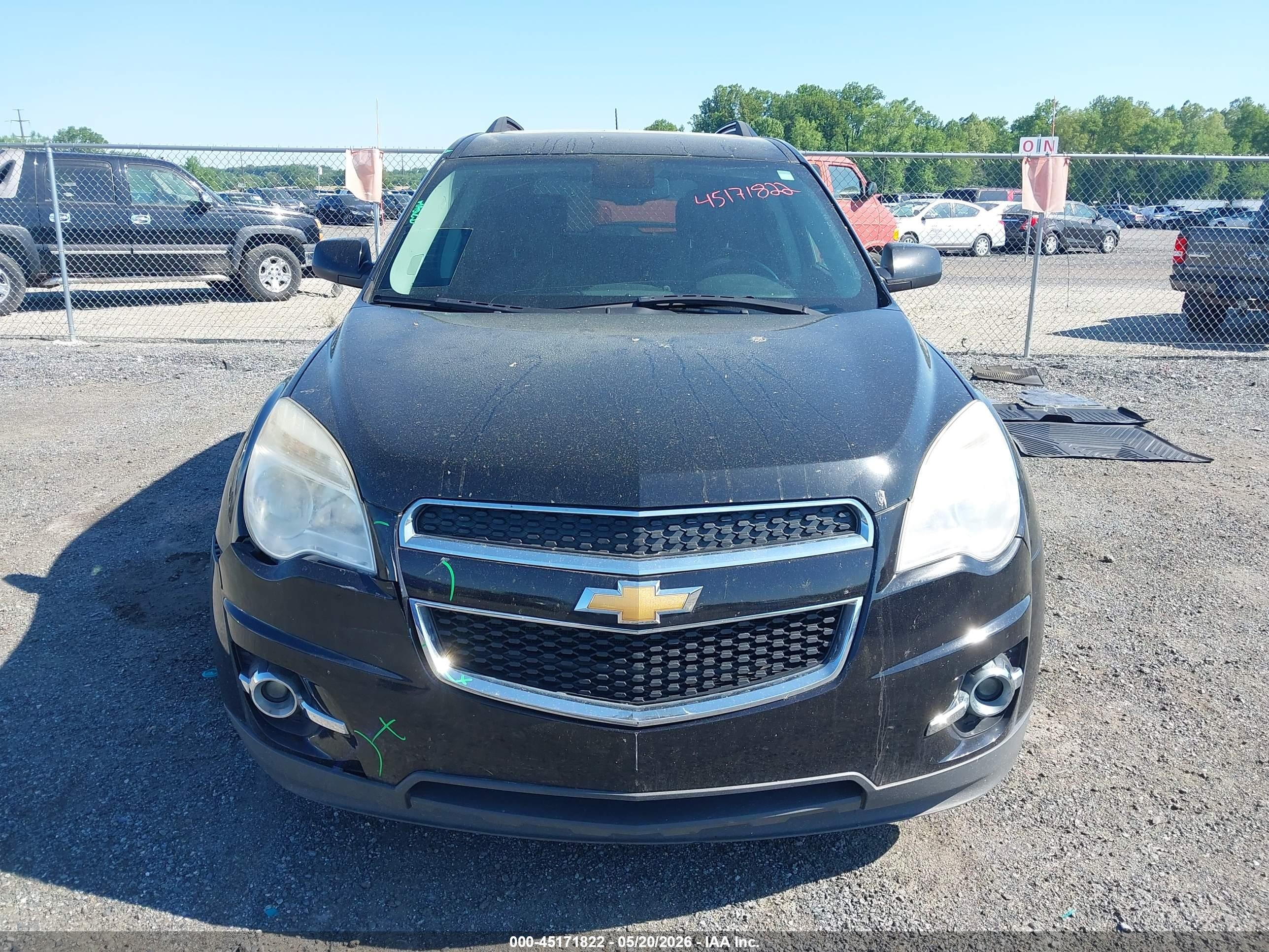 2015 Chevrolet Equinox 2lt Black vin: 2GNFLGEK5F6262754