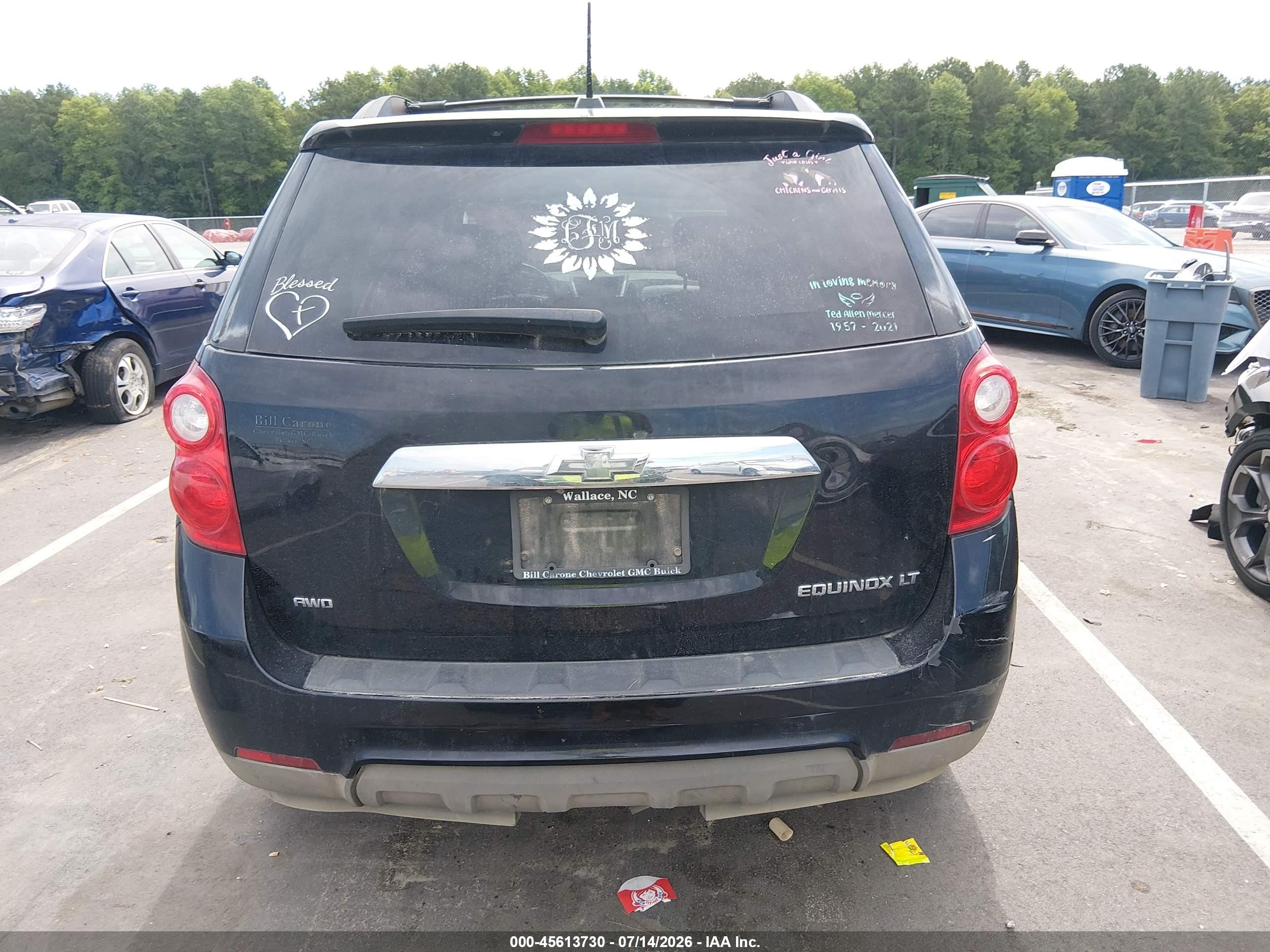 2015 Chevrolet Equinox Lt Black vin: 2GNFLGEK5F6303139