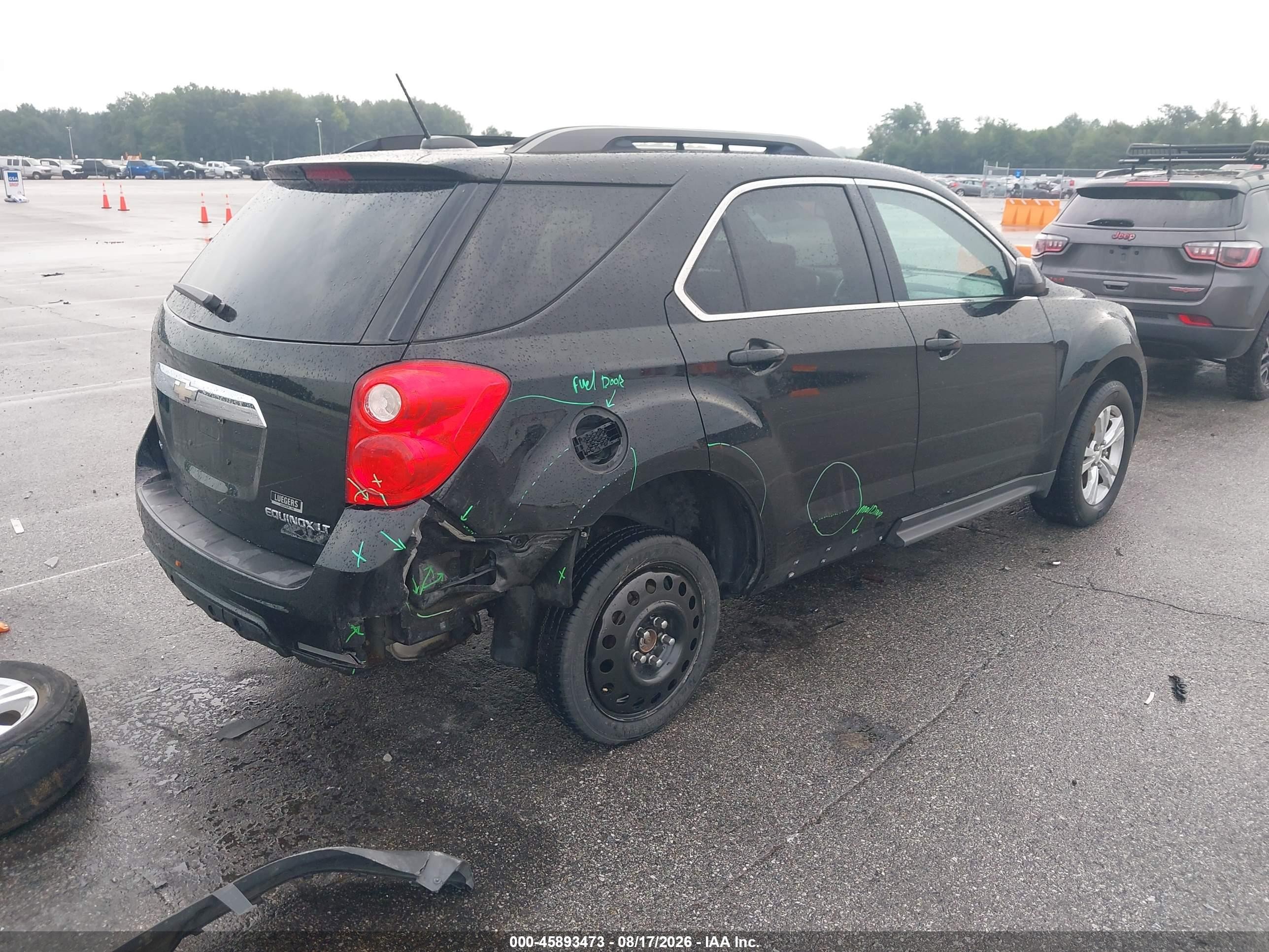 2015 Chevrolet Equinox Lt Black vin: 2GNFLGEK5F6350641