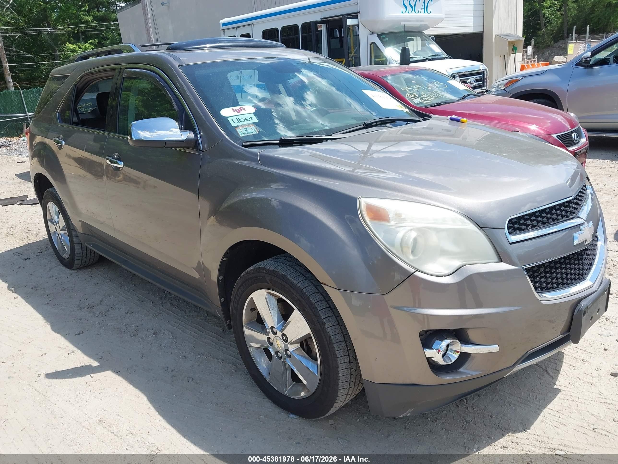 2012 Chevrolet Equinox Ltz Champagne vin: 2GNFLGEK6C6304599